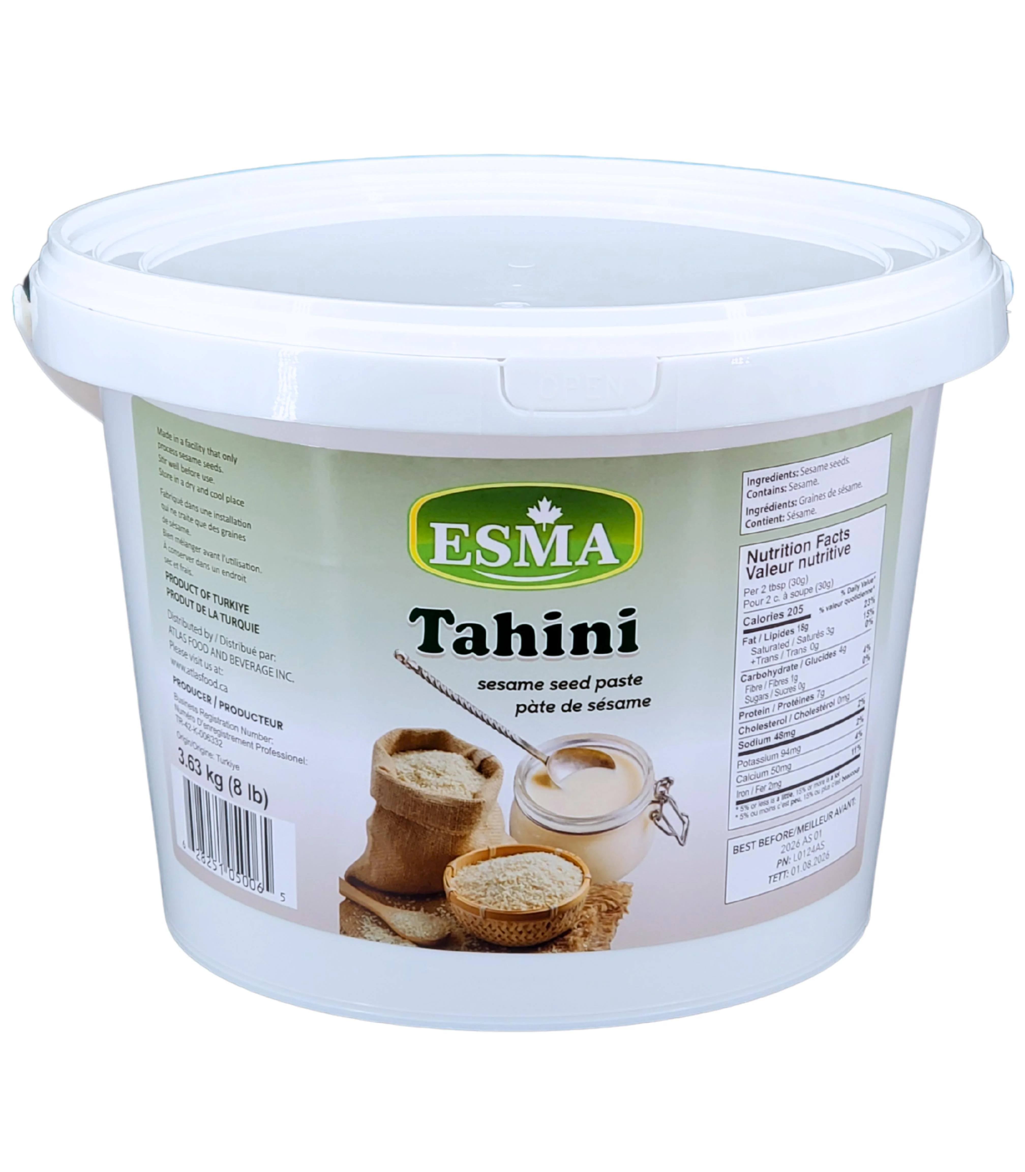 Esma - Tahini - 8lb — Each (8 LB)