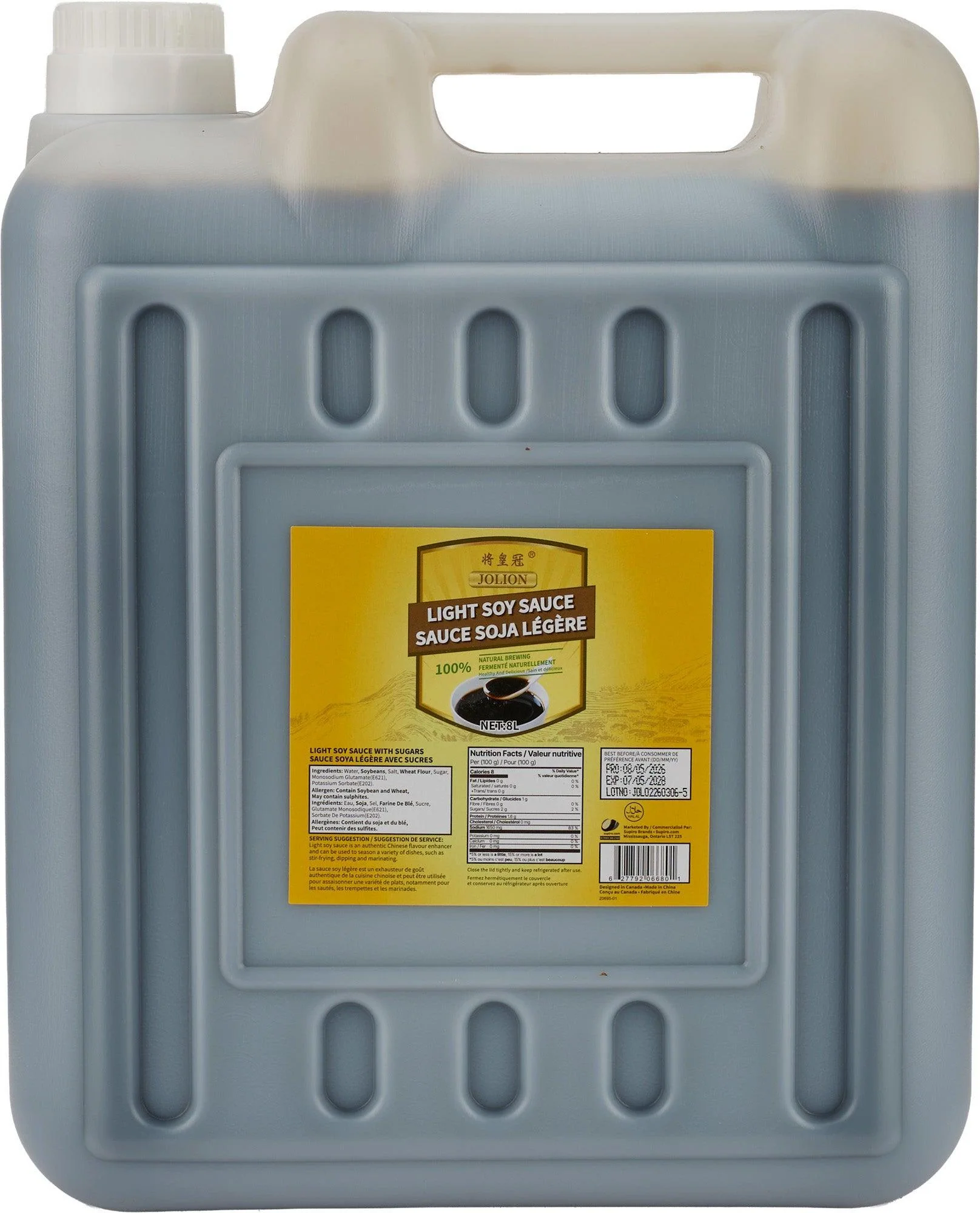 Jolion Light Soy Sauce — Each (8 L)