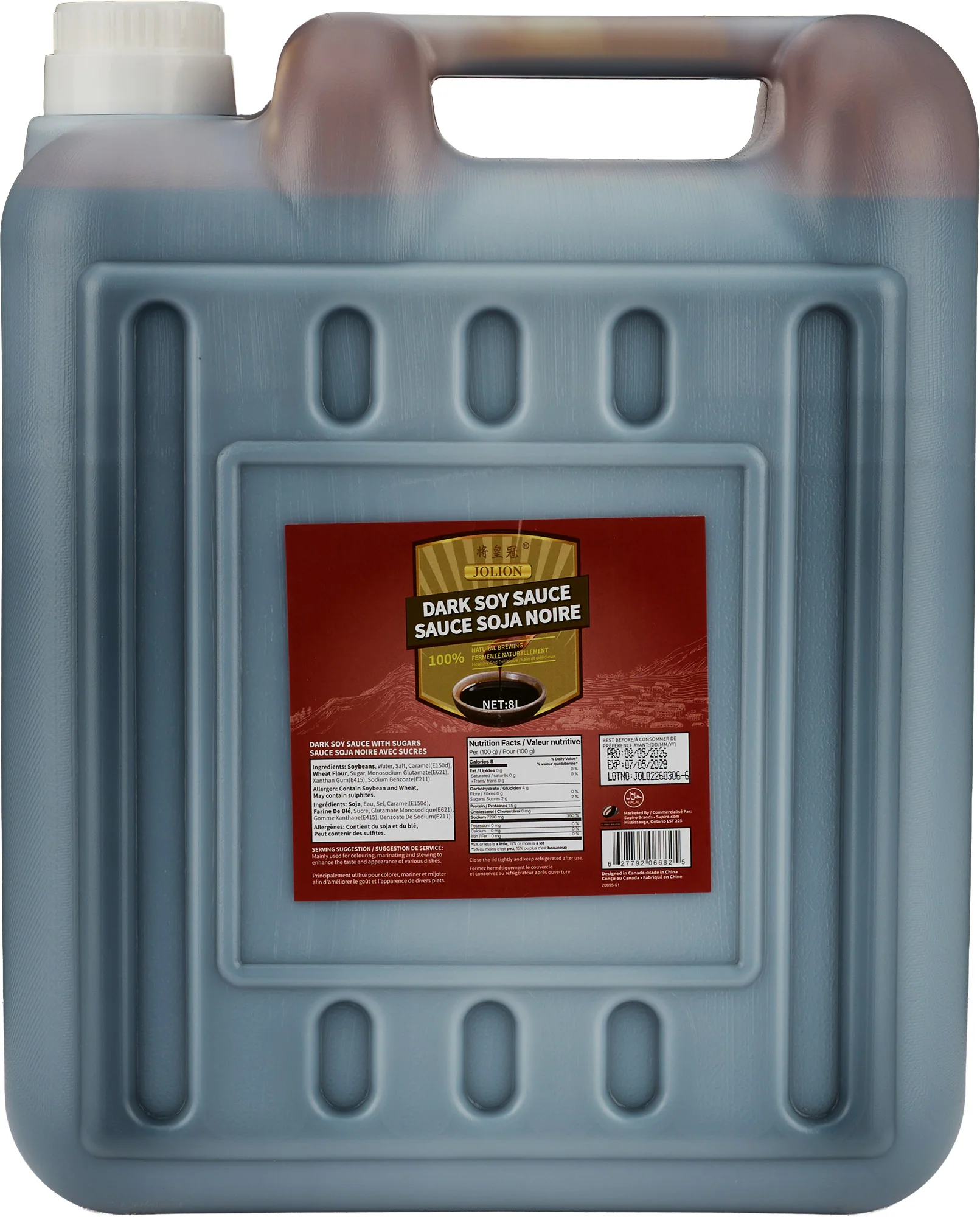 Jolion Dark Soy Sauce — Case (2 x 8 L)