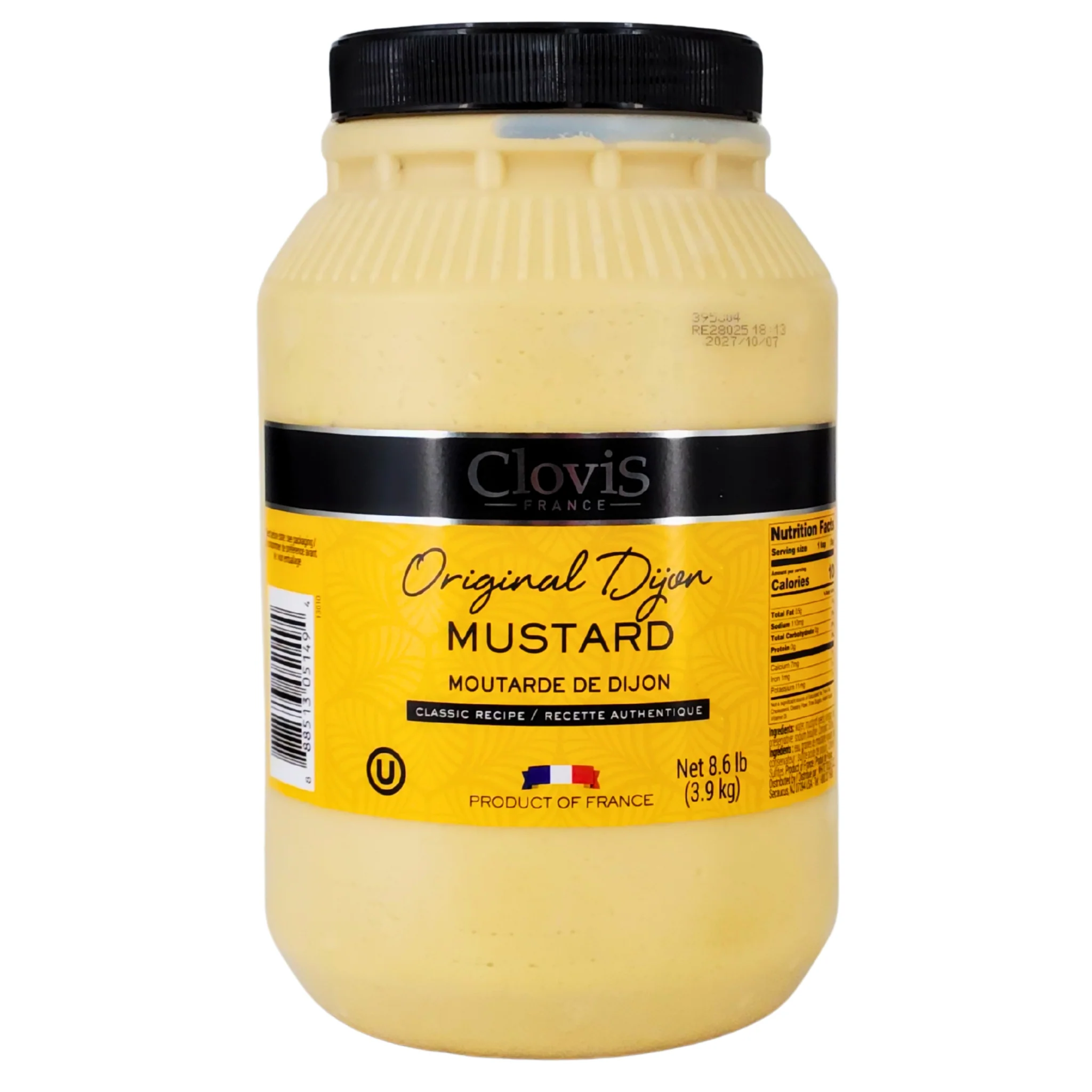 Clovis - Original Dijon Mustard — Case (2 x 8.6 LB)
