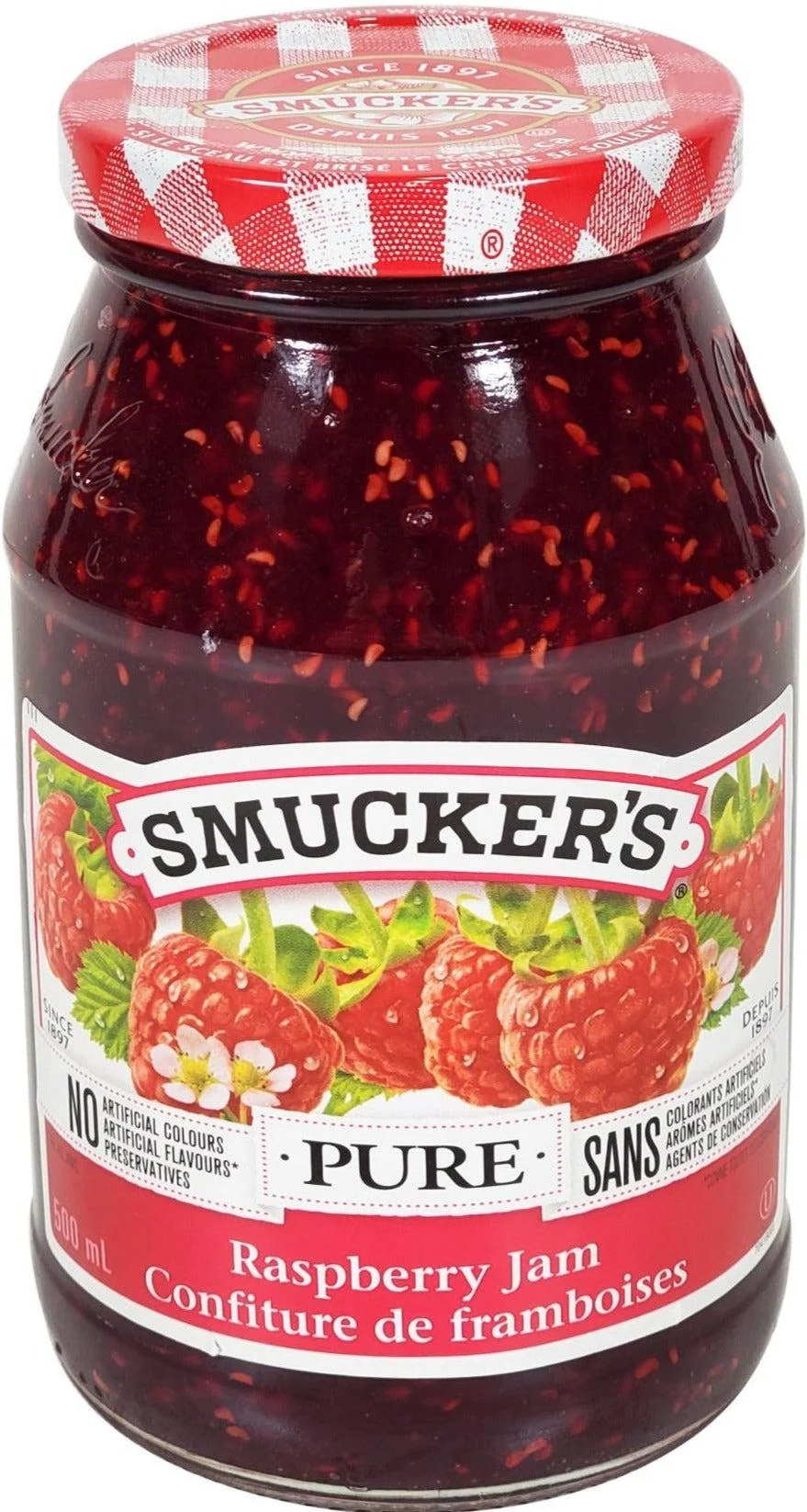 Smuckers - Jam - Pure Raspberry — Each (500 ML)