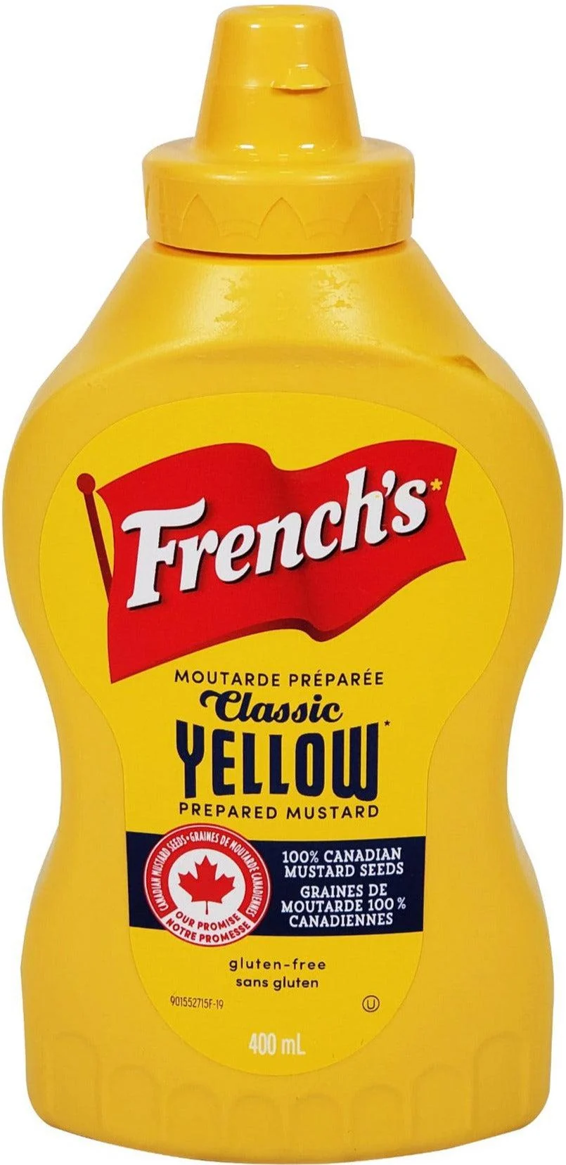 French's - Yellow Mustard Squeeze — Case (16 x 400 ML)