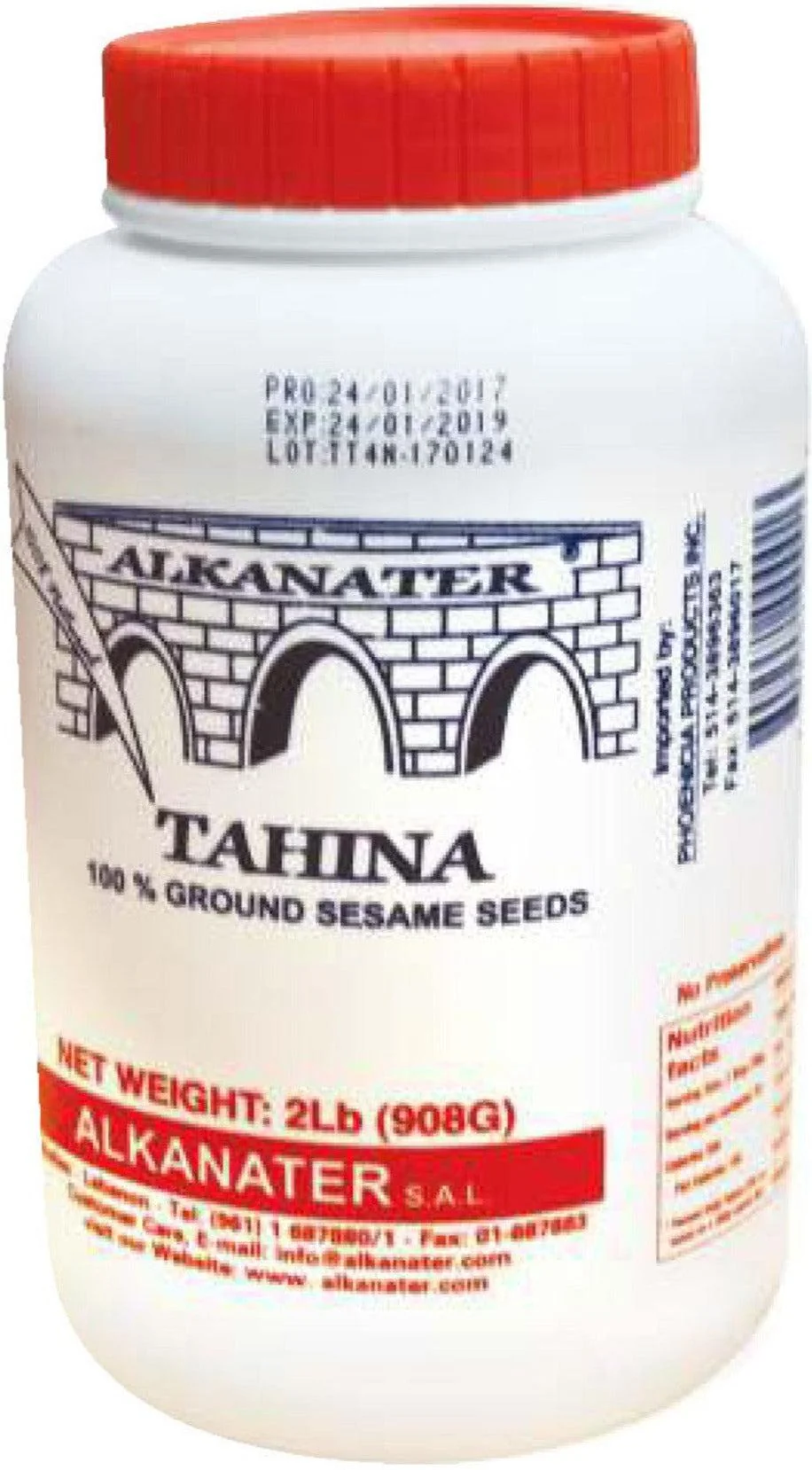 Al Kanater - Tahini - Sesame Ground — Case (12 x 908 G)