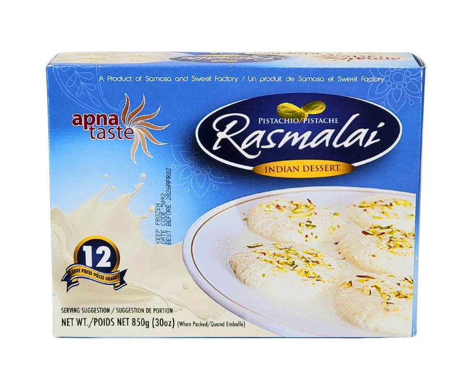 Apna Taste - Pistachio Rasmalai (12 Pieces) — Each (1 CT)