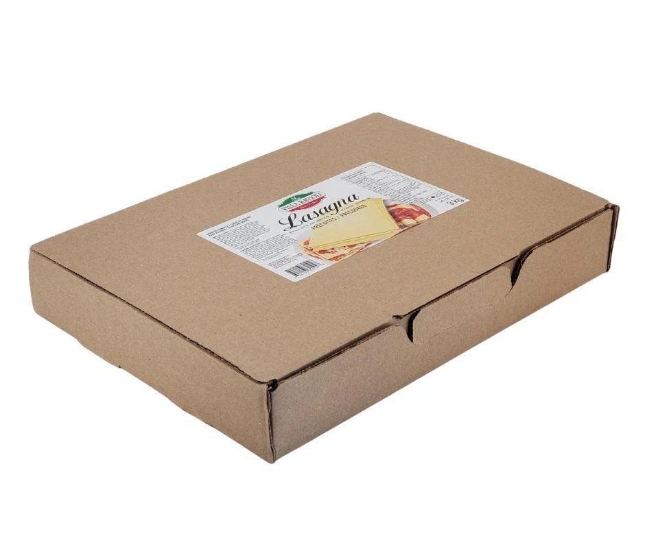 Villa Ravioli - Cooked - Pasta / Lasagna Sheets 8" x 11" — Each (3 KG)