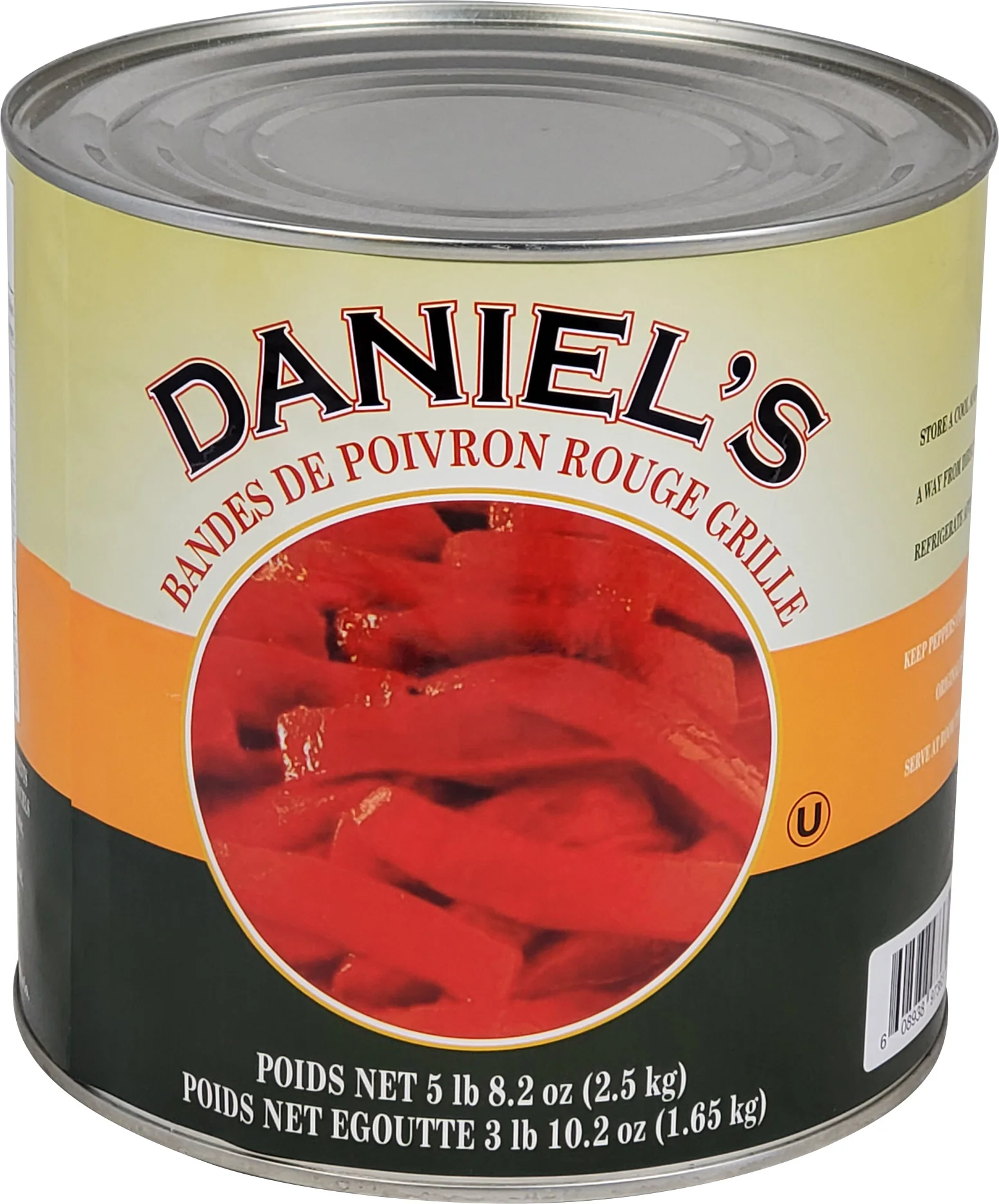 Daniel's - Red Pepper - Roasted - Strips - 90oz — Each (90 OZ)