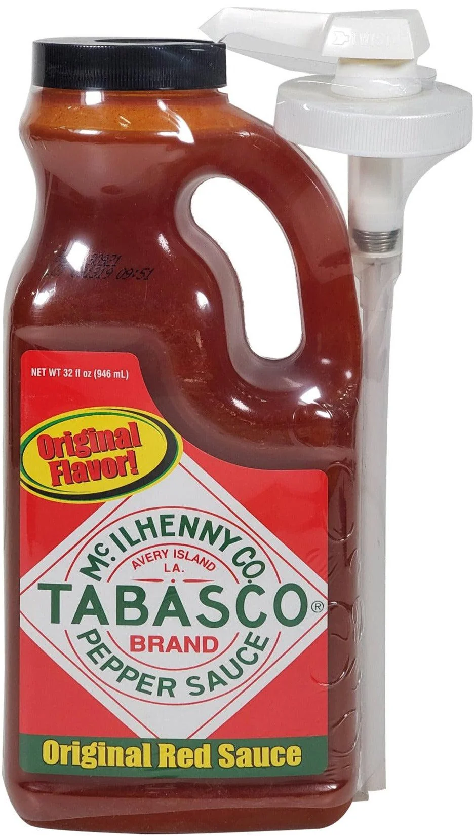 Tabasco - Original Red Pepper Sauce (With Pump) — Case (4 x 946 ML)