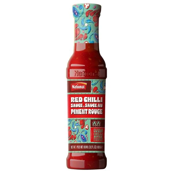 National – Red Chilli Sauce - New Design — Each (800 G)