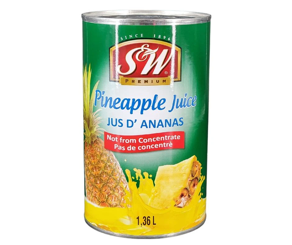 S&W - Pineapple Juice - Canned - 1.36Lt — Each (1.36 L)
