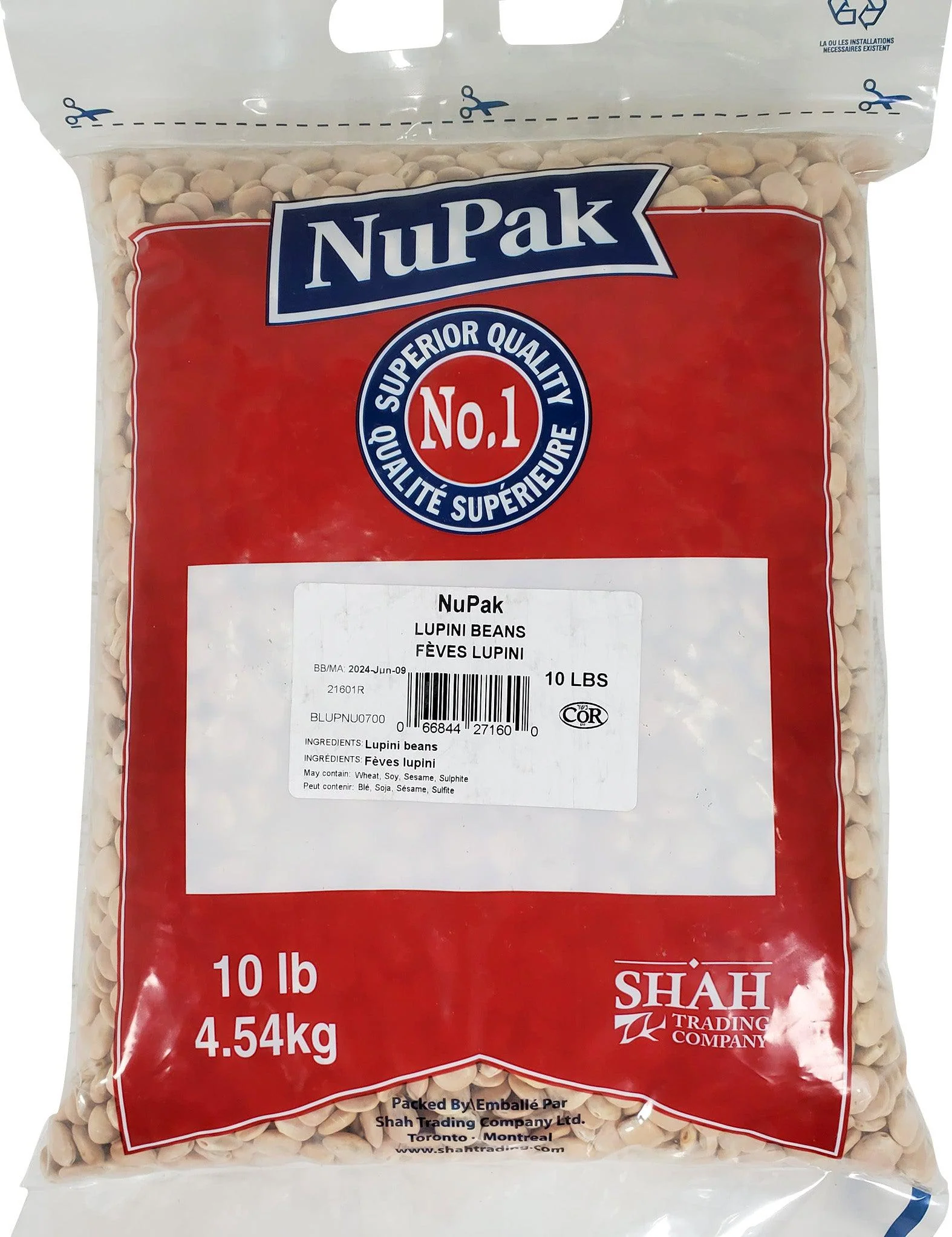 Nupak / Dunia Harvest - Lupini Beans