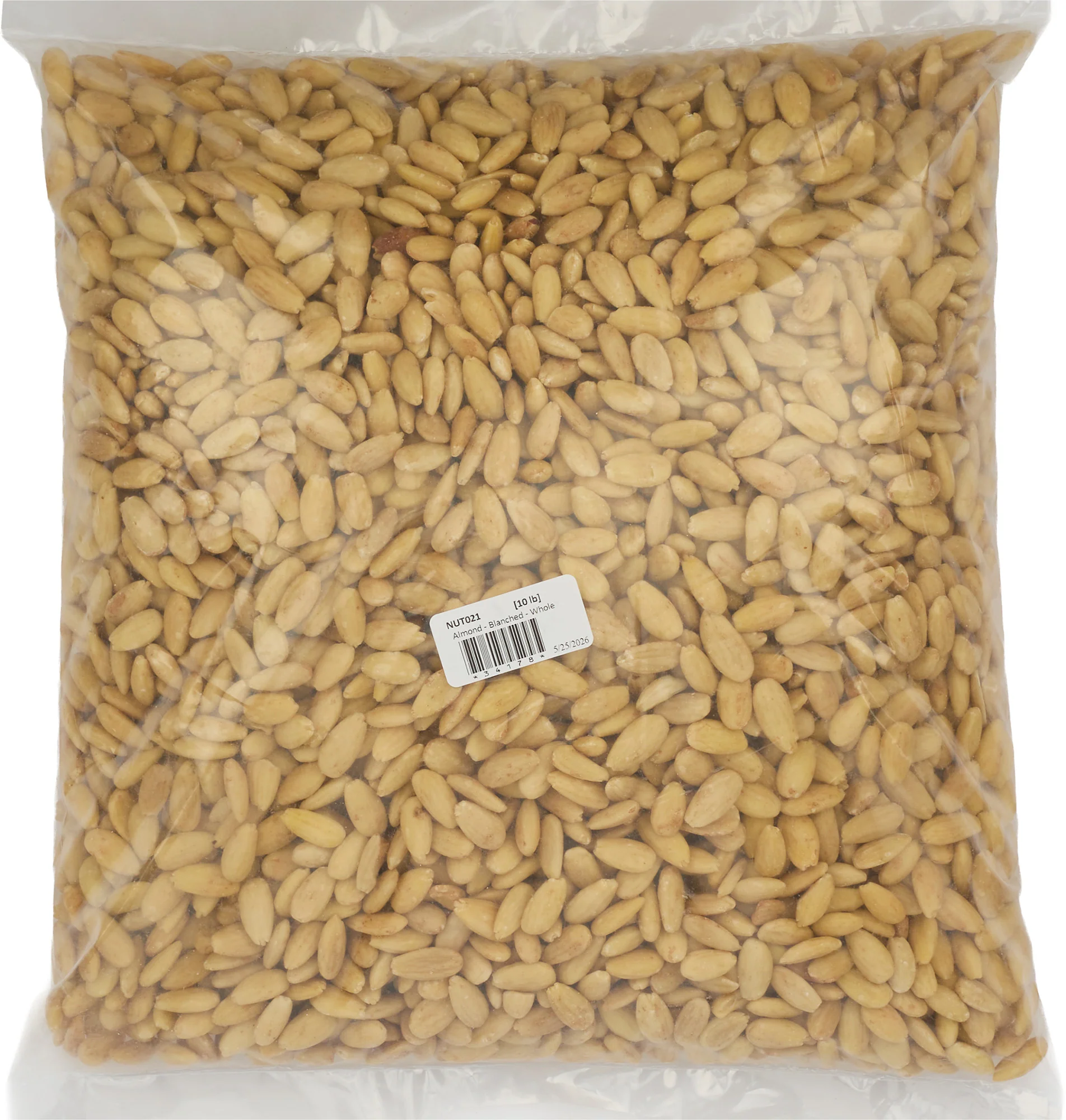 Almond - Blanched - Whole — Each (25 LB)