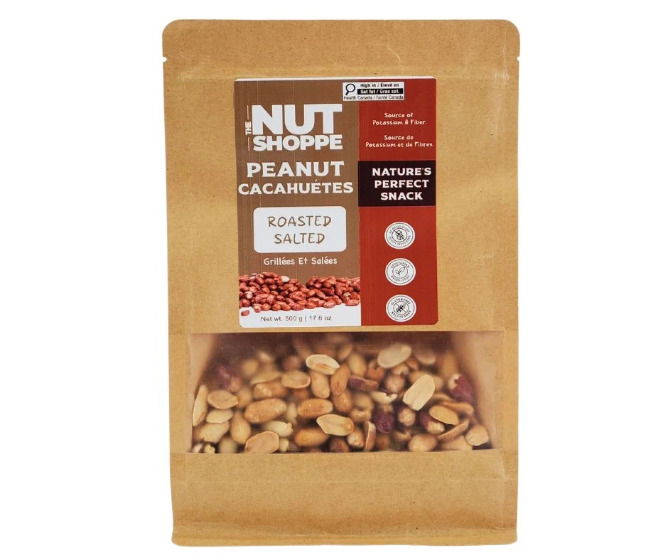 IMG - Peanuts - Roasted - With Skin - Salted — Case (6 x 500 G)