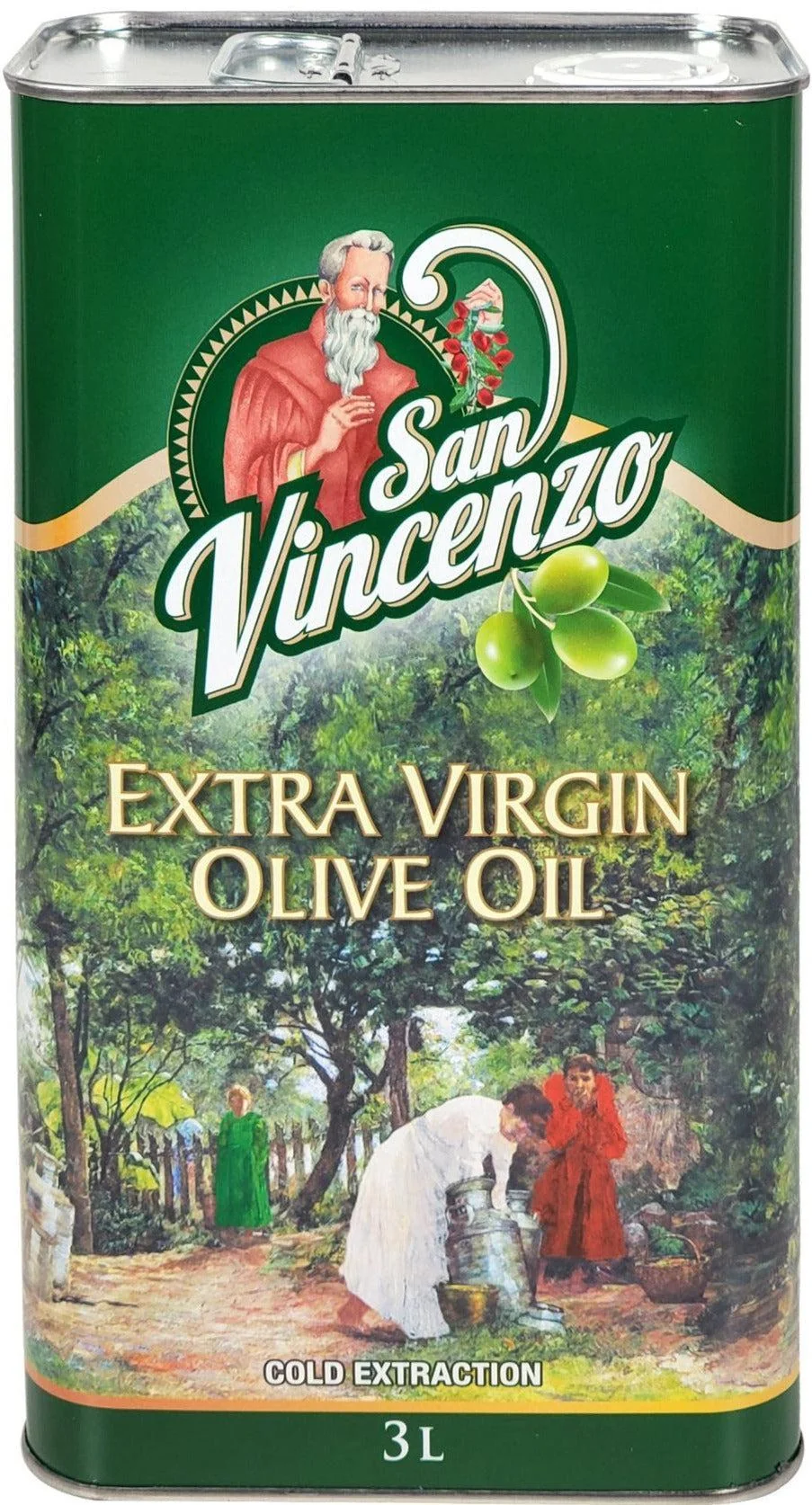 San Vincenzo - Extra Virgin Olive Oil — Case (4 x 3 L)