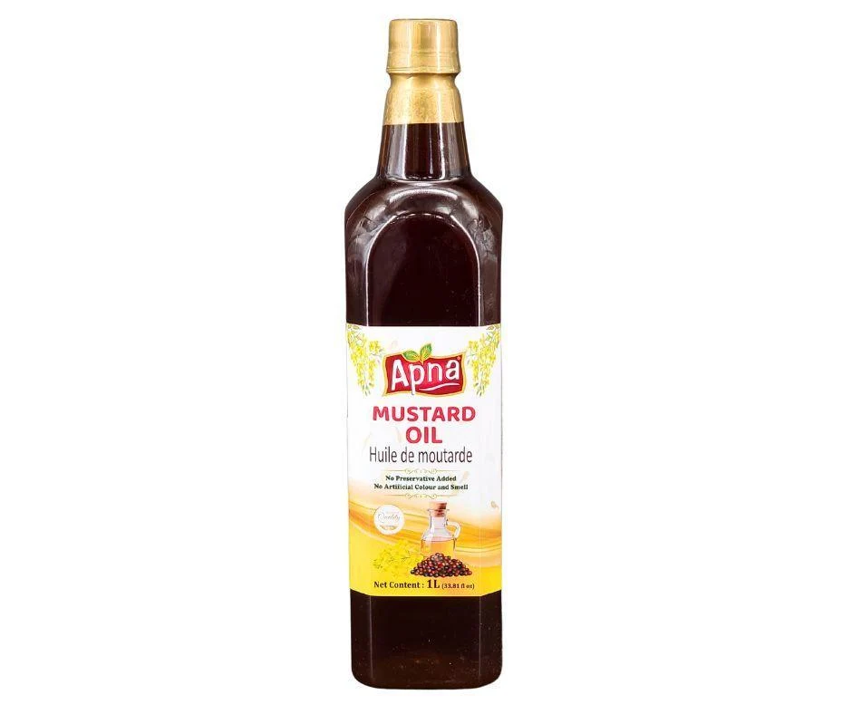 Mom's Ace/Apna - Kachi Ghani - Mustard Oil — Case (12 x 1 L)