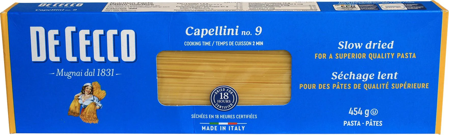 DeCecco - Pasta - Capellini - #9 — Each (454 G)