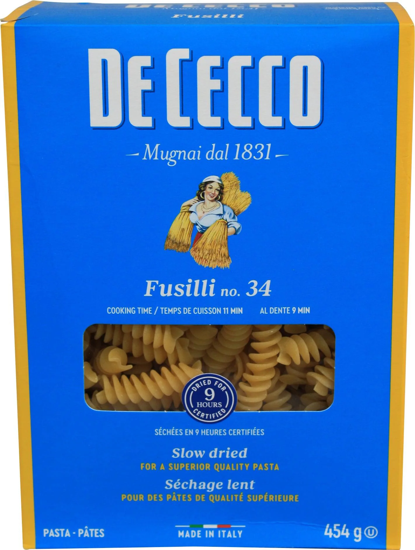 DeCecco - Pasta - Fusilli - #34 — Case (12 x 454 G)