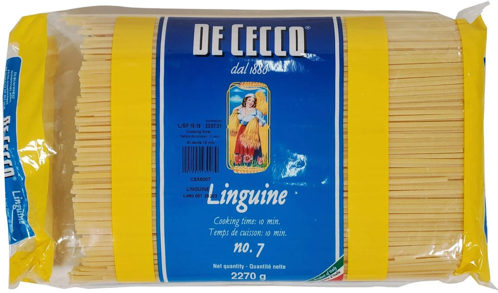 DeCecco - Pasta - Fettuccelle ( Fettuccine) — Each (5 LB)