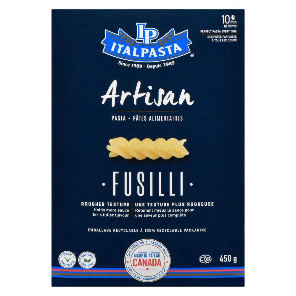 Italpasta - Artisan - Pasta - Fusilli — Each (450 G)