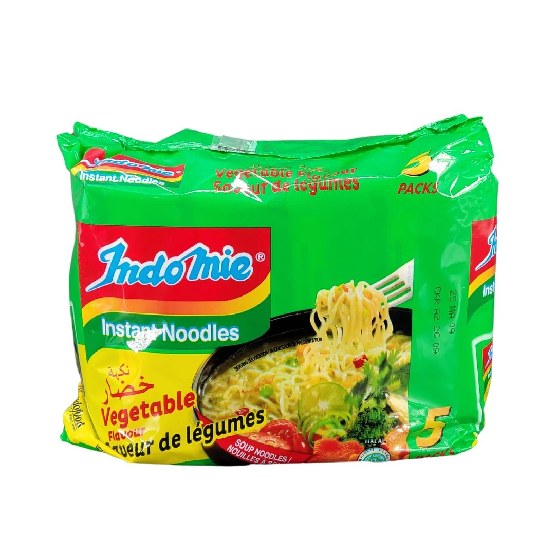 Indomie - Instant Noodle - Vegetable Flavour — Case (6 x 5 x 75 G)
