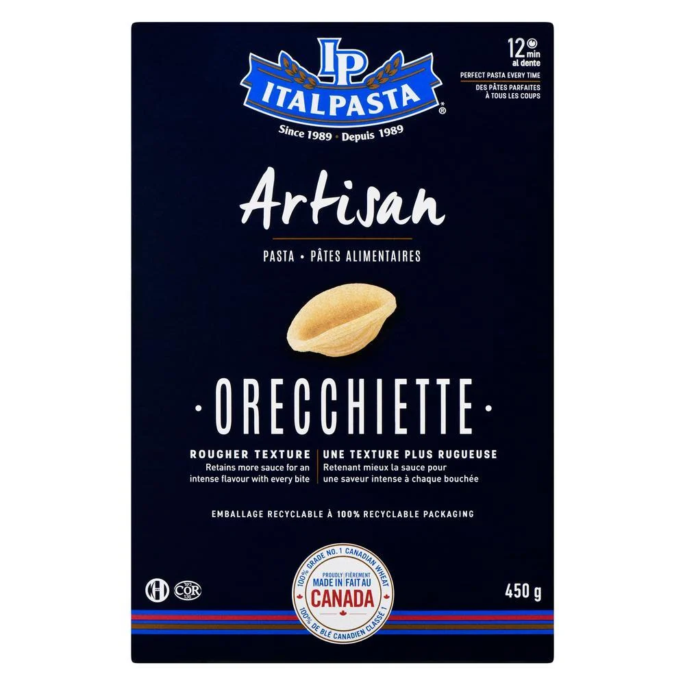 Italpasta - Artisan - Pasta - Orecchiette — Each (450 G)