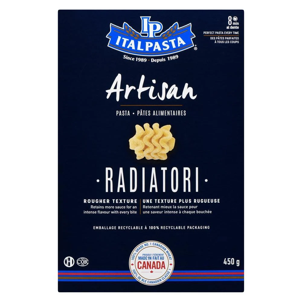 Italpasta - Artisan - Pasta - Radiatori — Case (12 x 450 G)