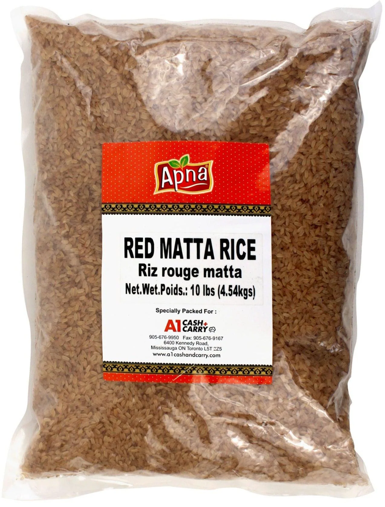 Apna - Red Matta Rice — Each (10 LB)