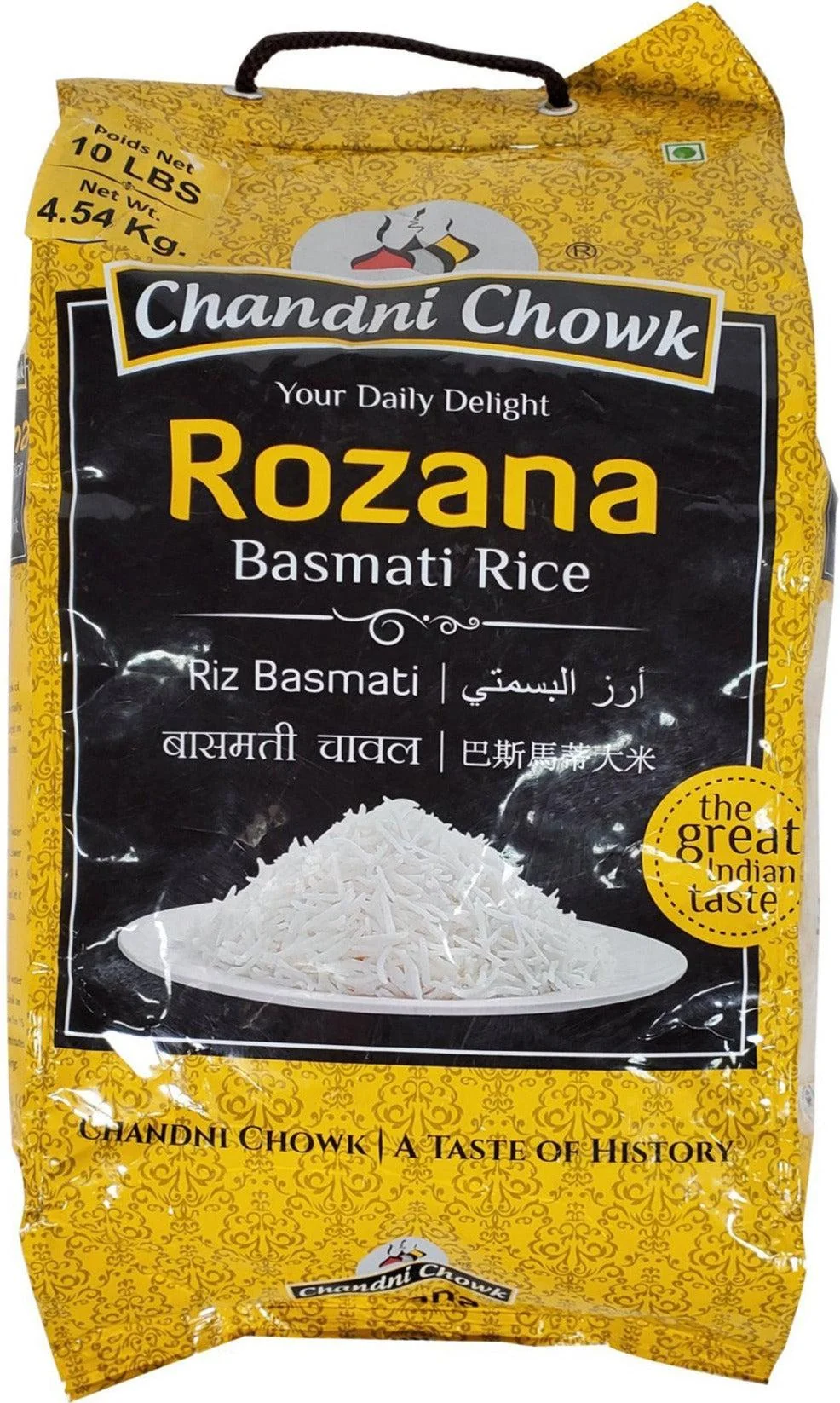 Chandni Chowk Rozana Basmati Rice — Each (10 LB)