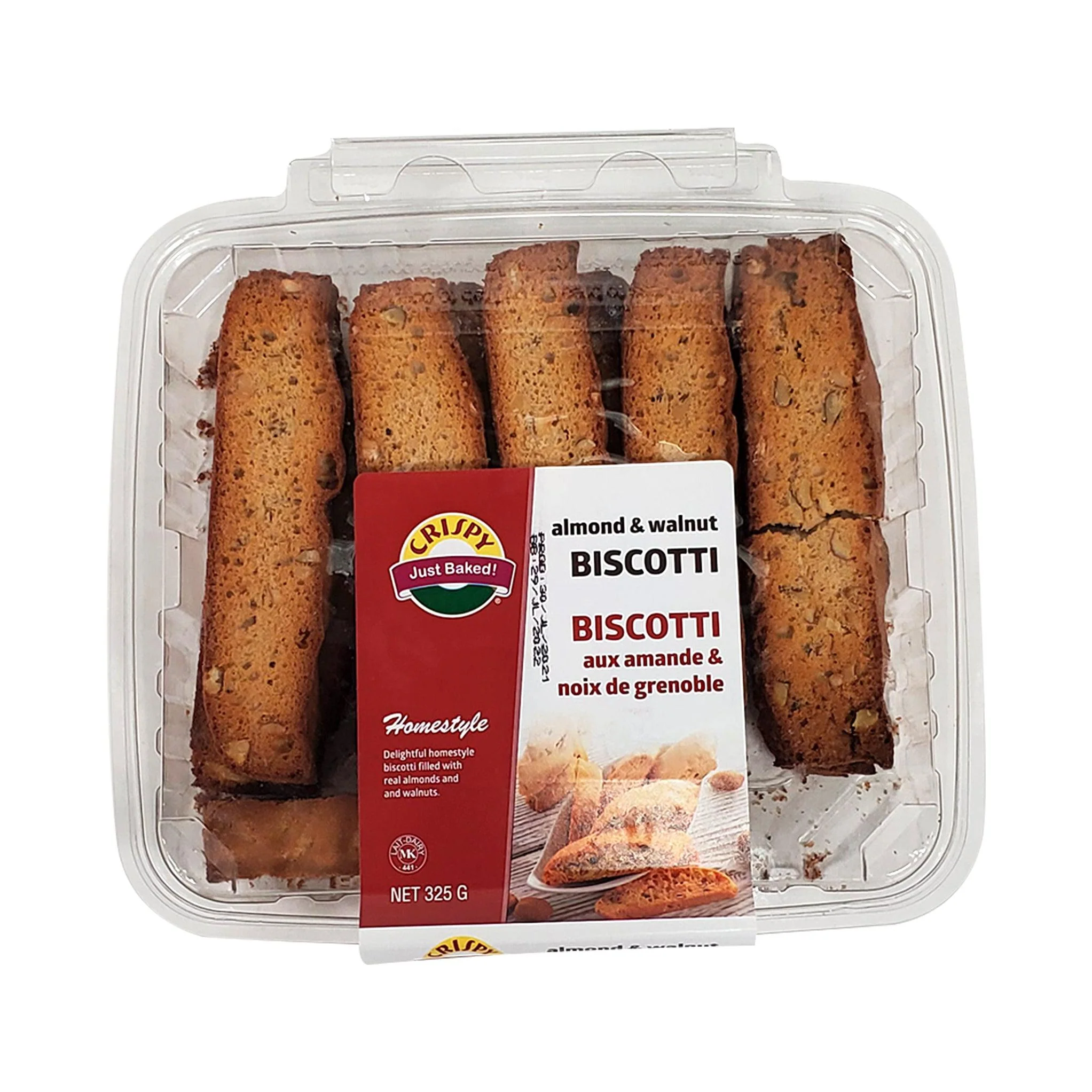 Crispy - Biscotti Almond & Walnut — Case (12 x 325 G)