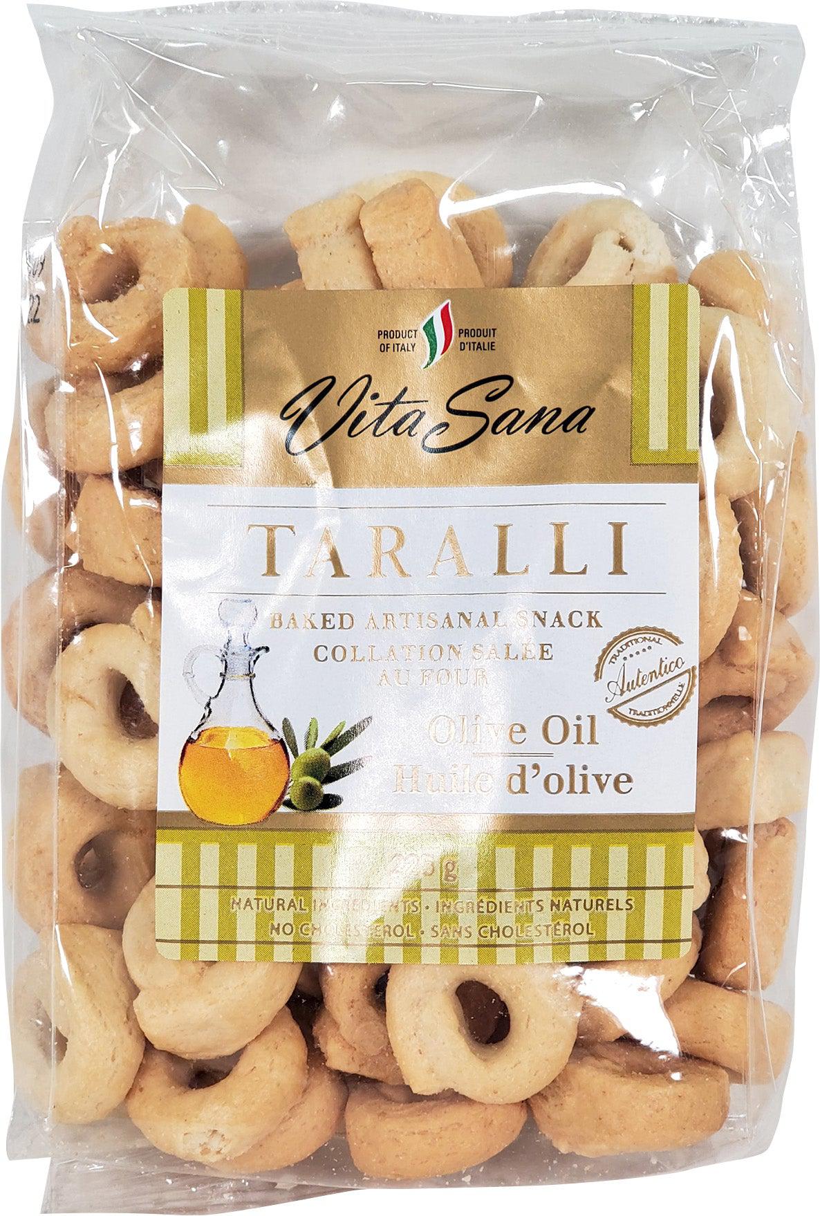 Vita Sana - Taralli Baked Artisanal Snack in Olive Oil — Case (16 x 225 G)