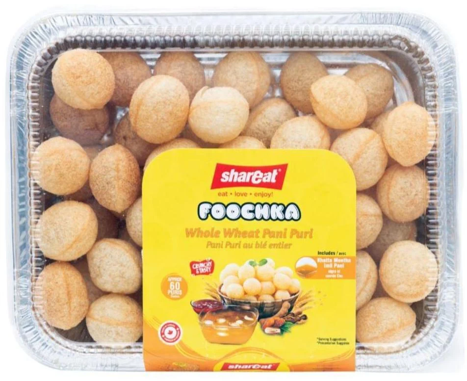 Shareat Foochka Whole Wheat Pani Puri - With Imli Pani (Tamarind Water) — Each (170 G)