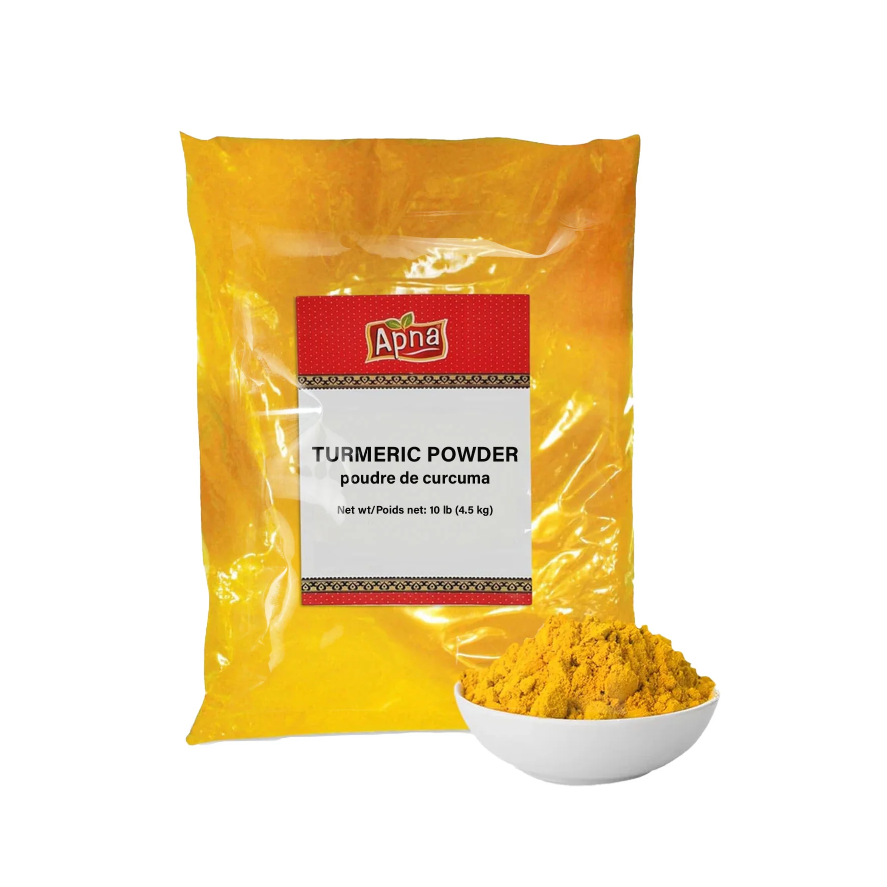 Apna - Turmeric Powder - Haldi — Case (4 x 10 LB)