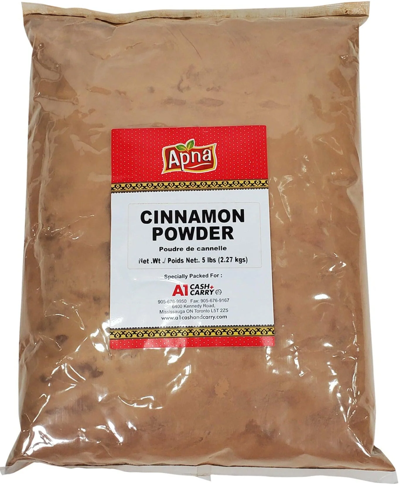 Apna - Cinnamon Powder (Dal Chini) — Case (8 x 5 LB)