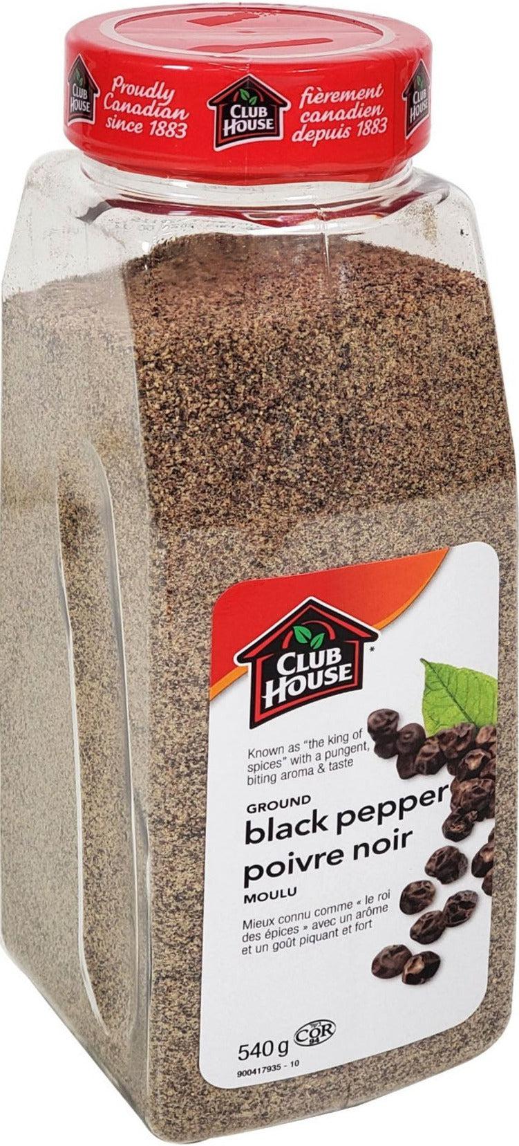 Club House - Black Pepper - Ground — Case (12 x 540 G)