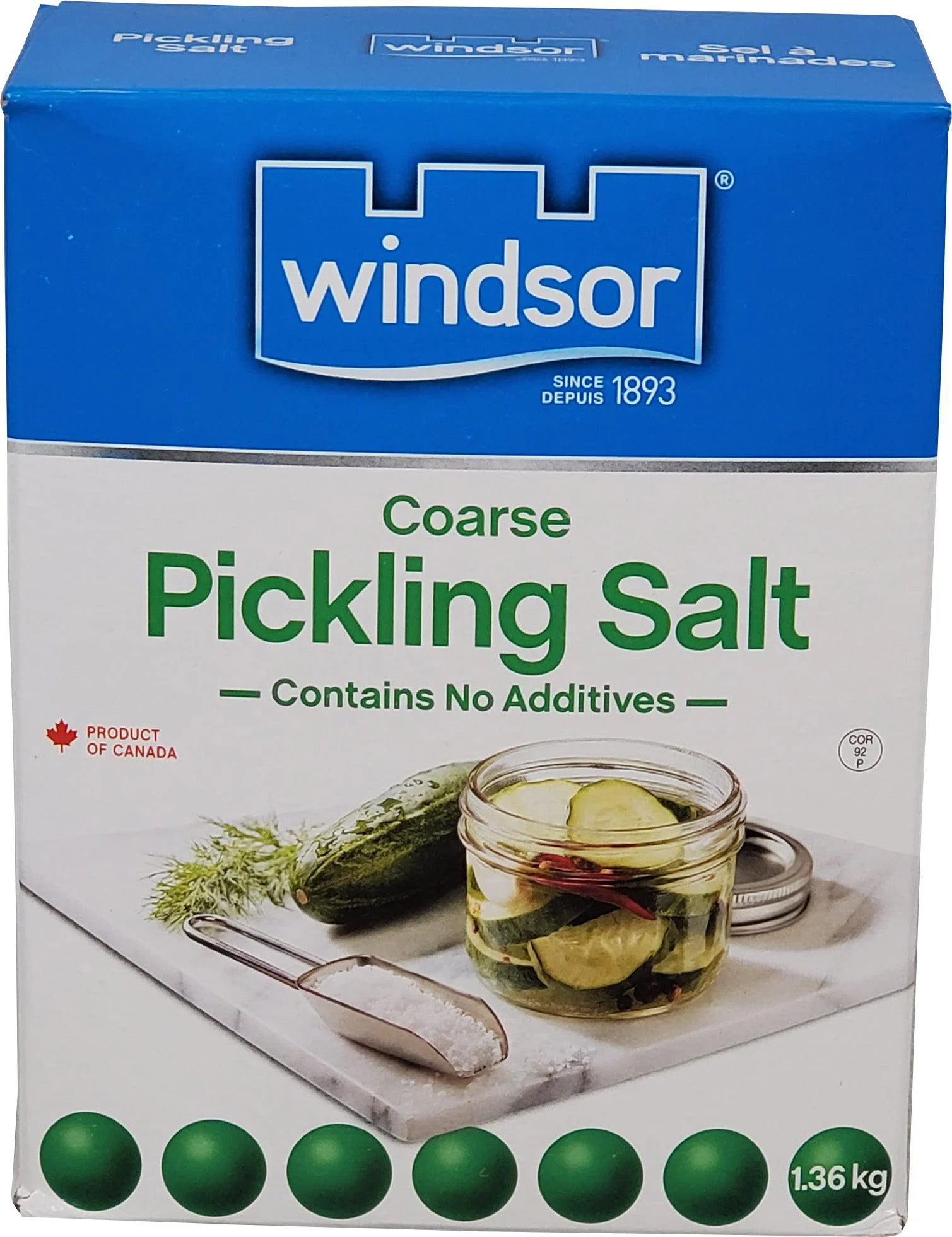 Windsor Coarse Pickling Salt — Each (1.36 KG)