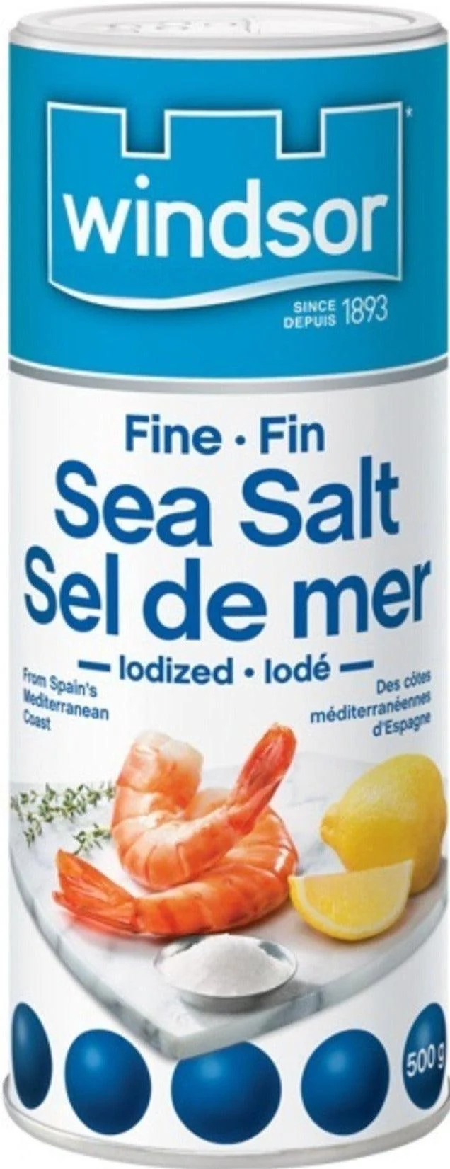 Windsor - Fine Sea Salt - 7968 — Case (12 x 500 G)
