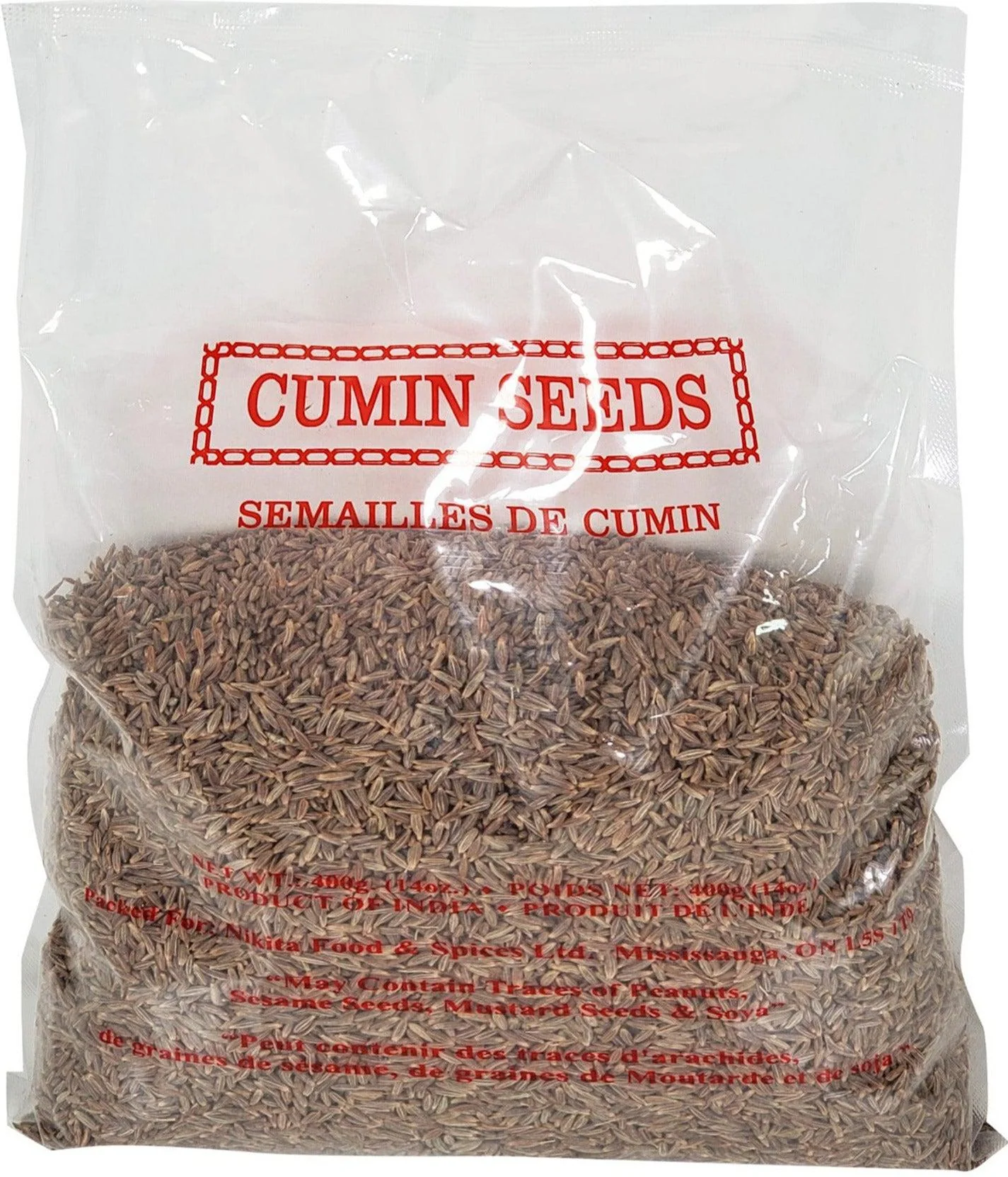 Nikita - Cumin Seeds (Zeera) — Each (400 G)