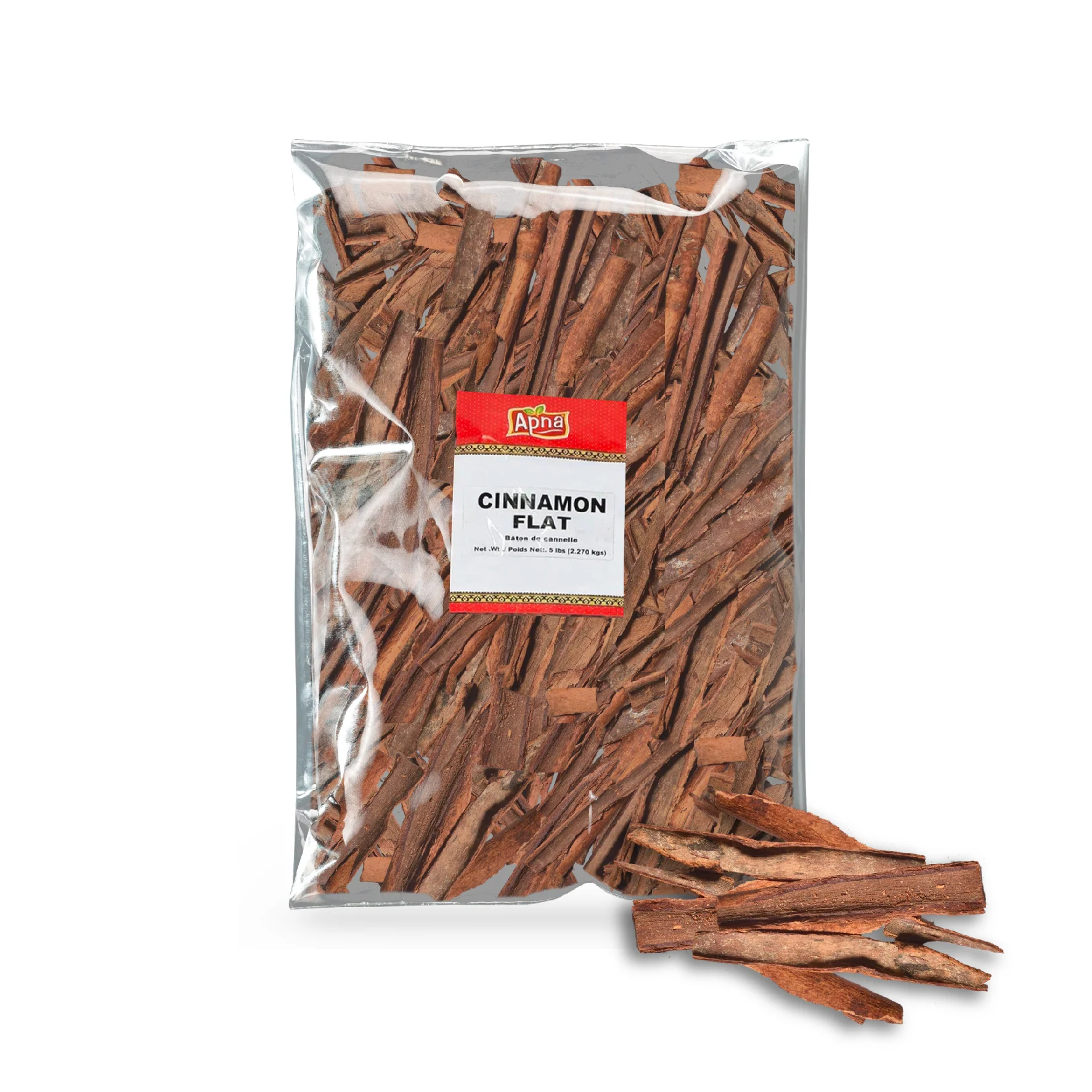 Apna - Cinnamon Sticks Bark - Flat — Case (4 x 5 LB)
