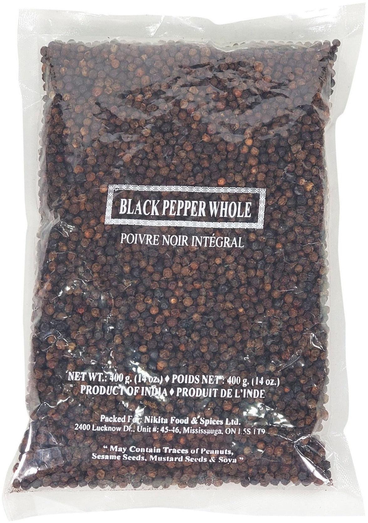 Black Pepper - Whole — Case (20 x 400 G)