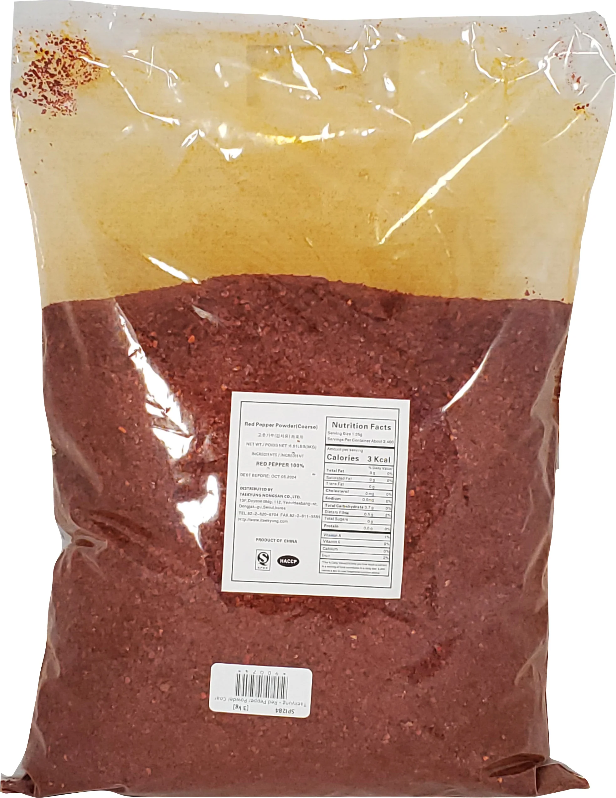 Taekyung - Red Pepper Powder Coarse — Each (3 KG)