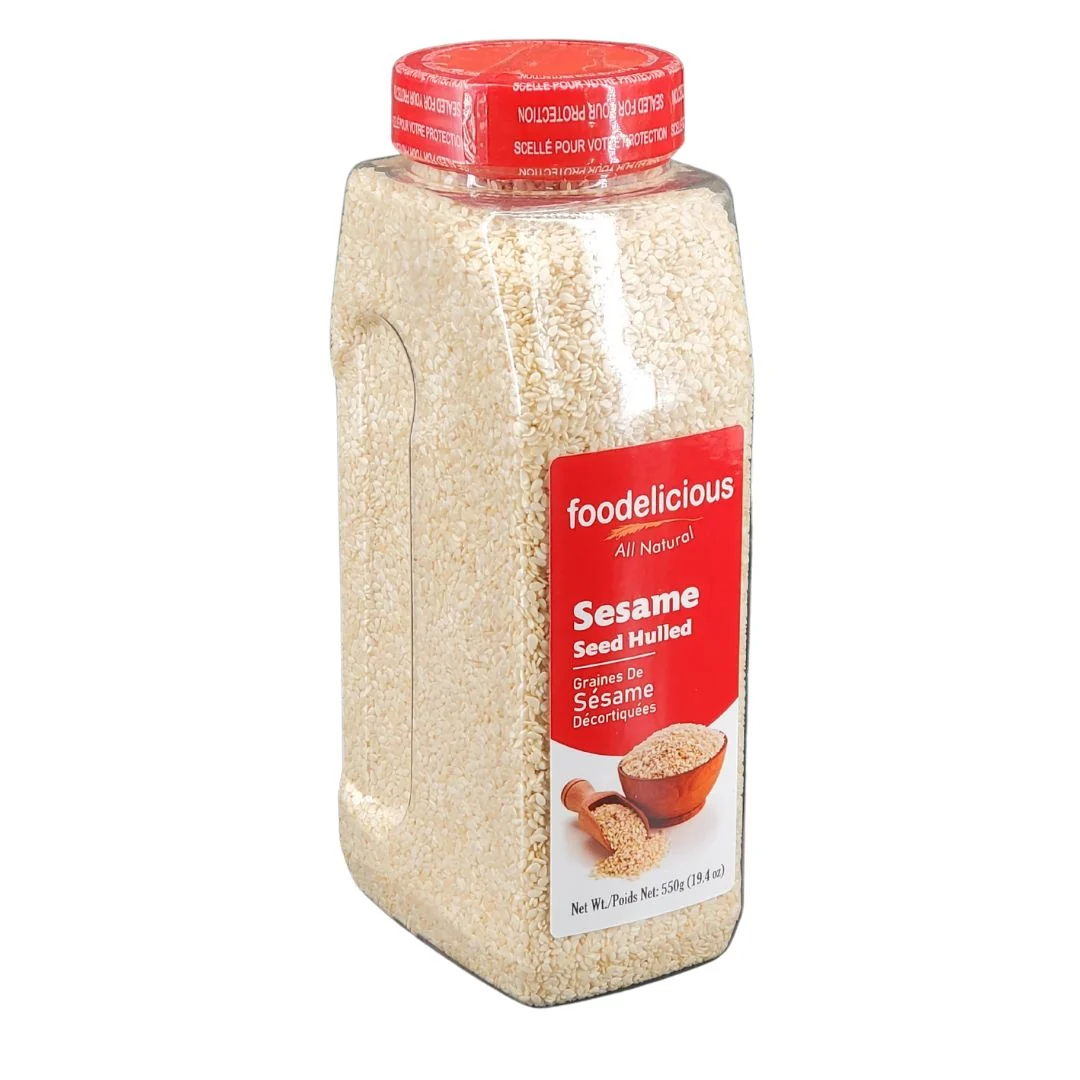 Foodelicious - Sesame Seed - White - Jar — Case (12 x 550 G)