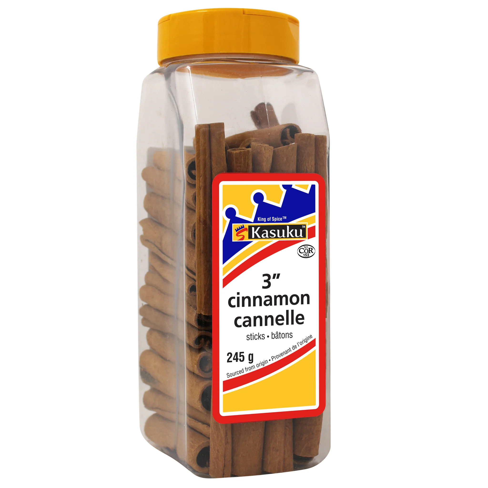 Kasuku - 3” Cinnamon Sticks — Each (245 G)