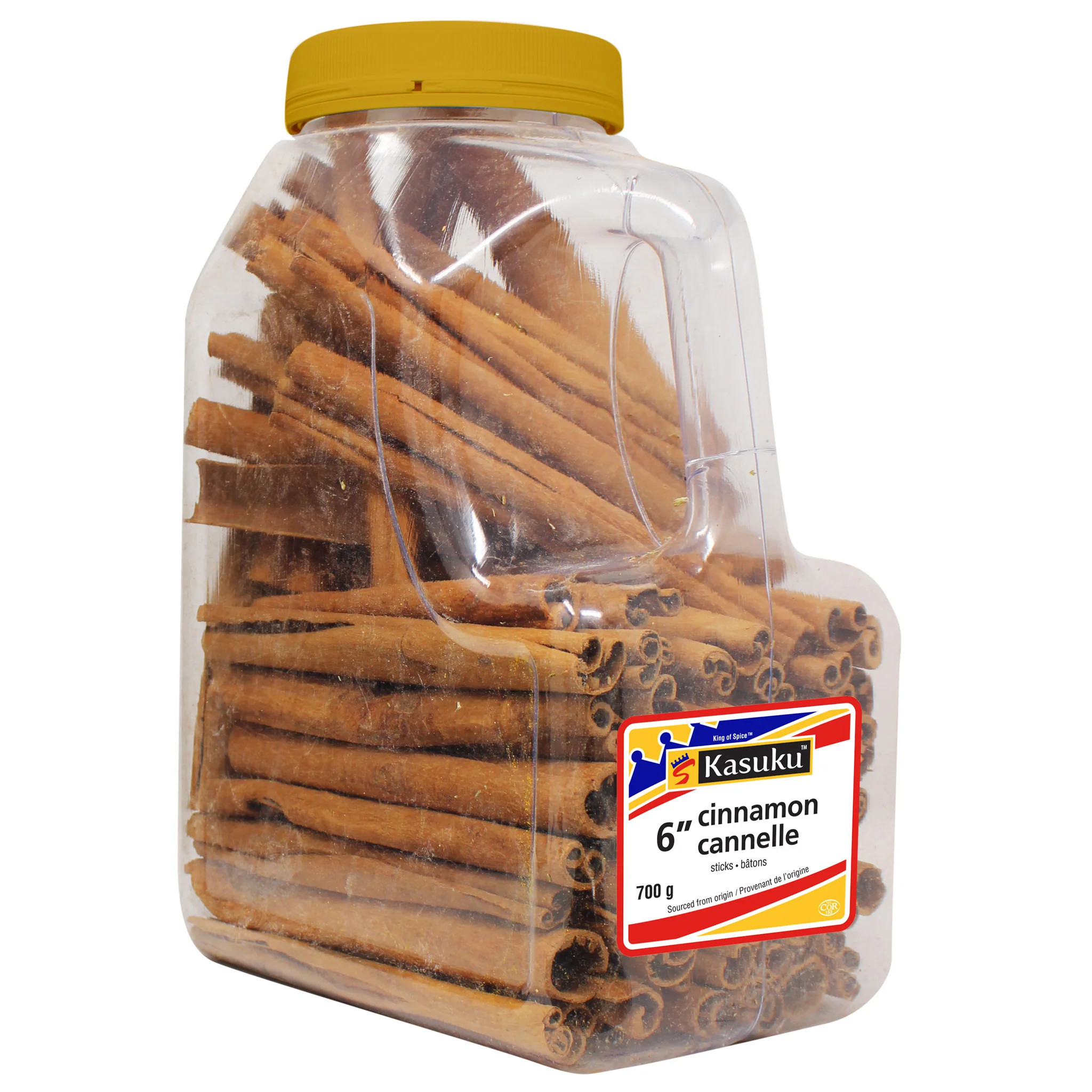 Kasuku - 6” Cinnamon Sticks — Case (4 x 700 G)