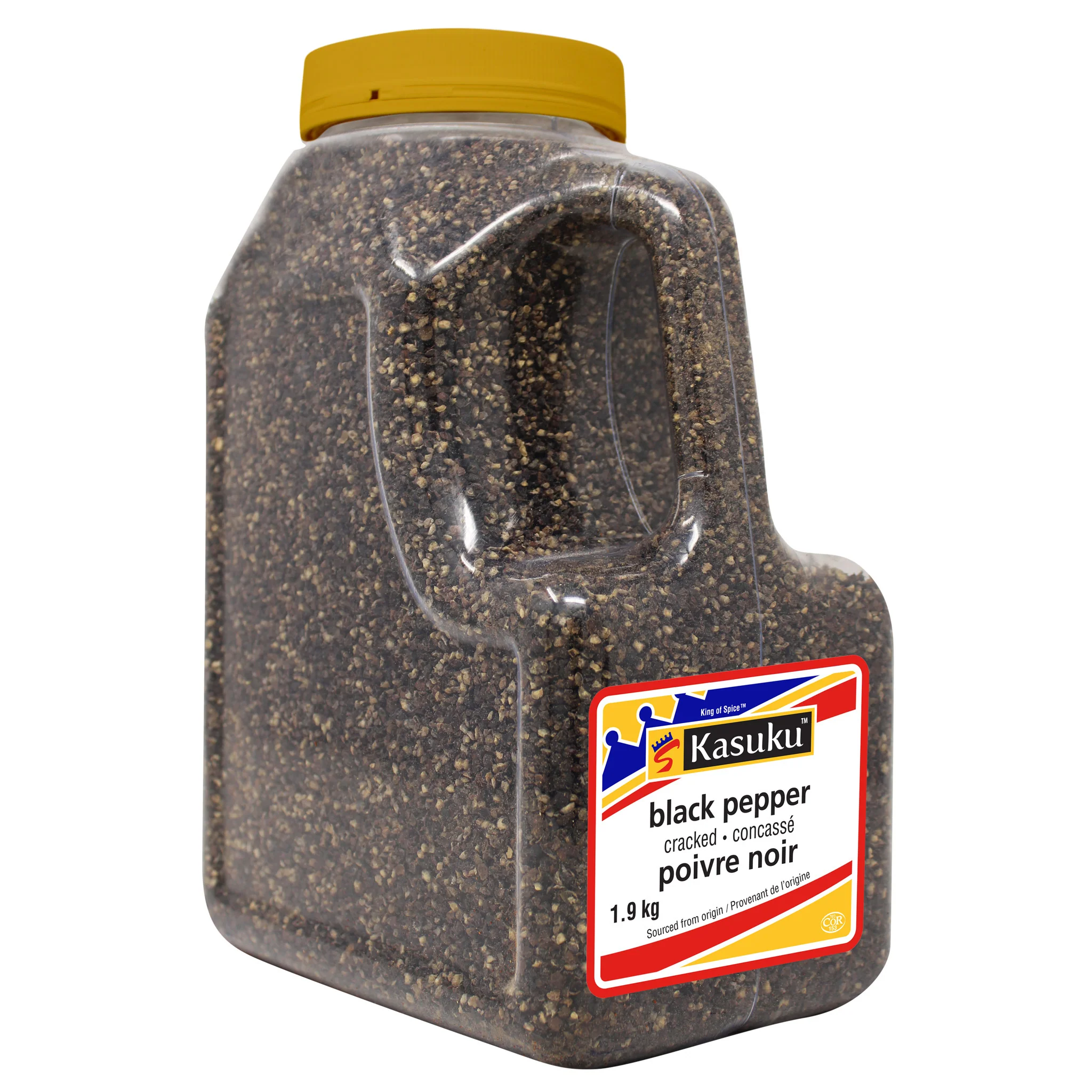 Kasuku - Black Pepper Cracked — Case (4 x 1.9 KG)