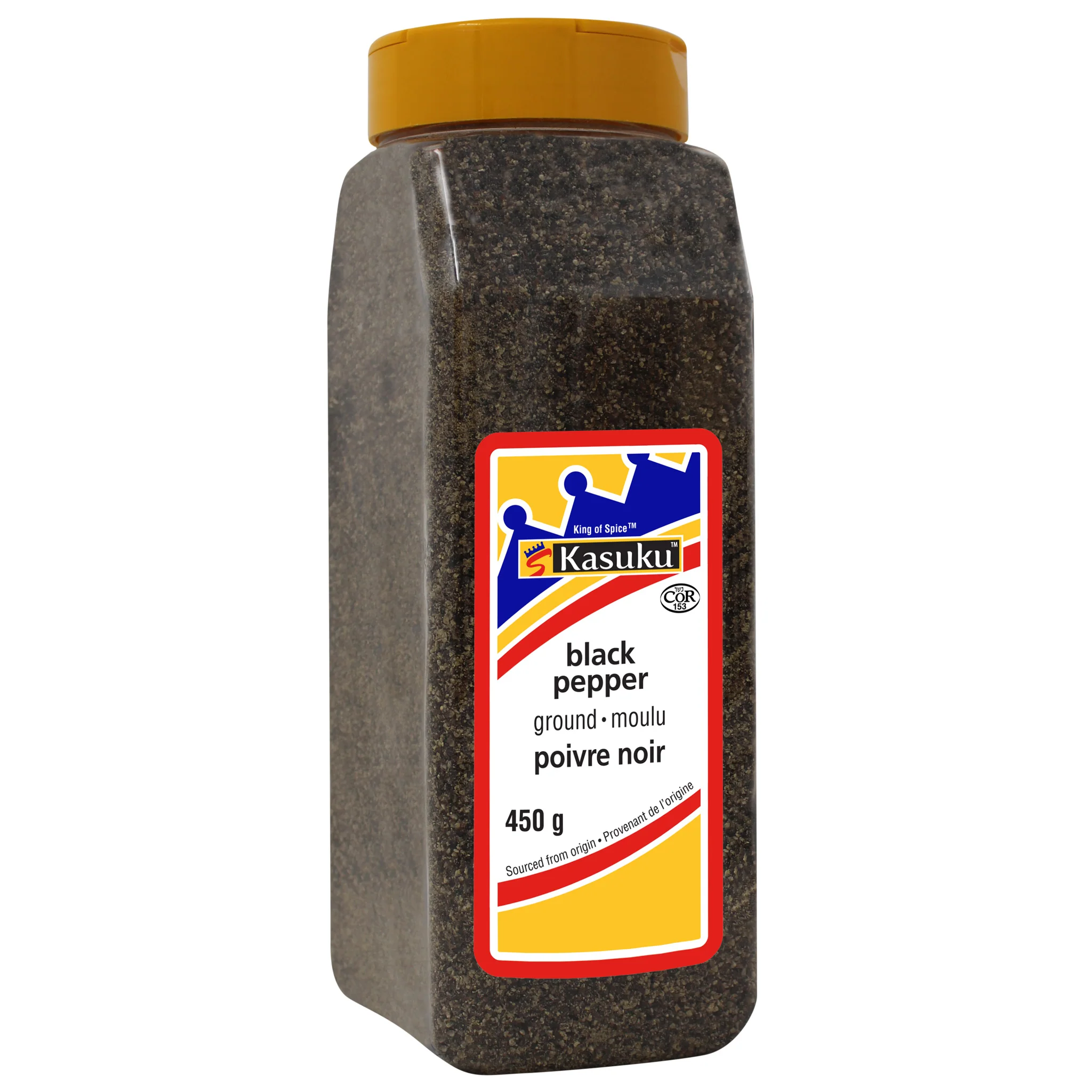 Kasuku Black Pepper Ground - 450g — Case (9 x 450 G)