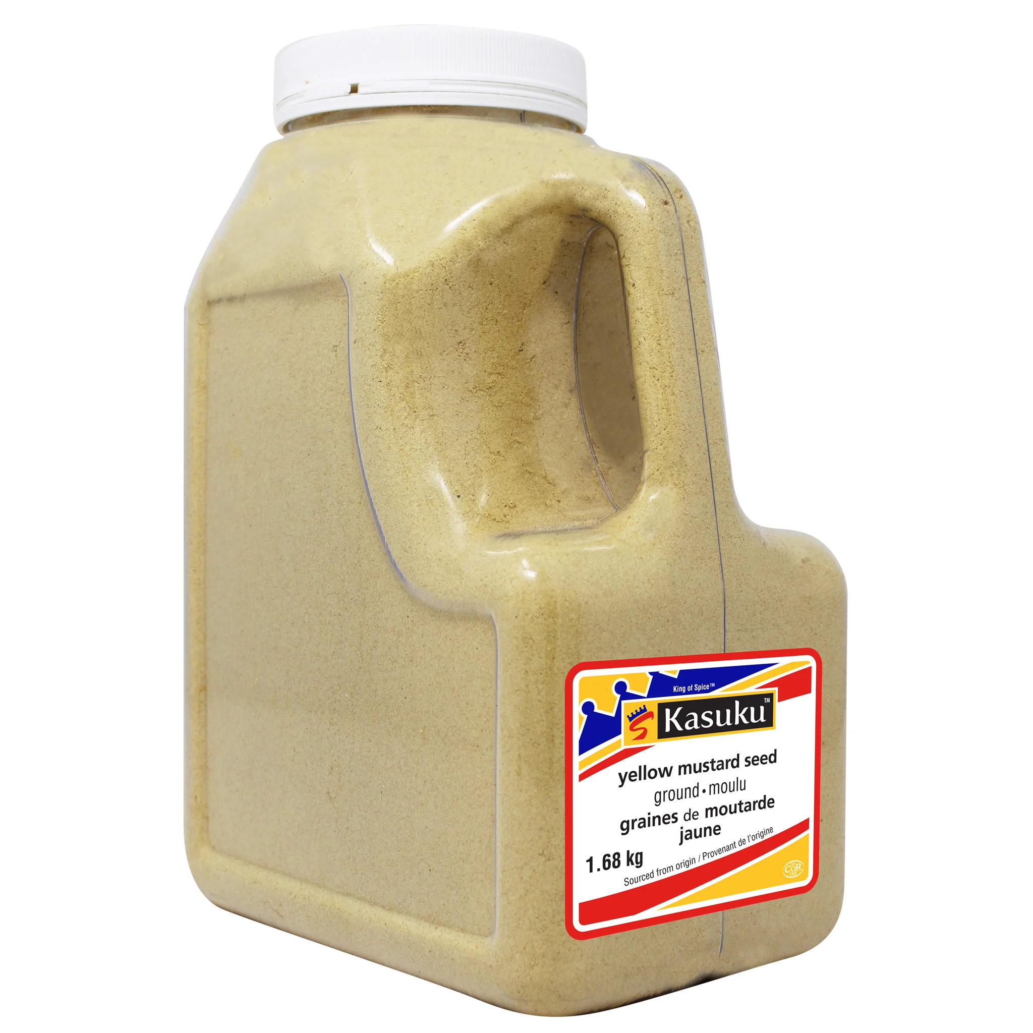 Kasuku - Yellow Mustard Seed Ground — Each (1.68 KG)