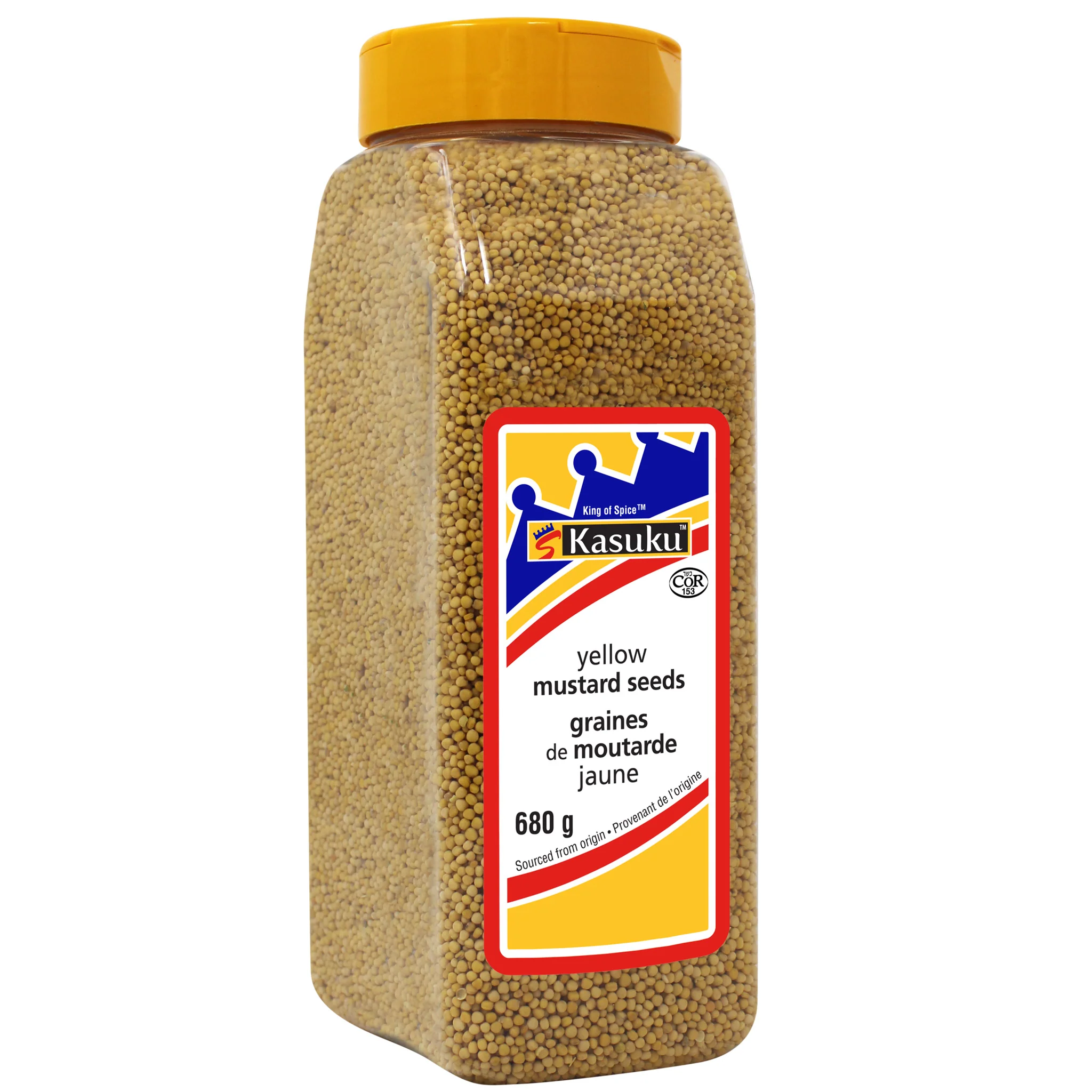 Kasuku - Yellow Mustard Seeds — Each (680 G)