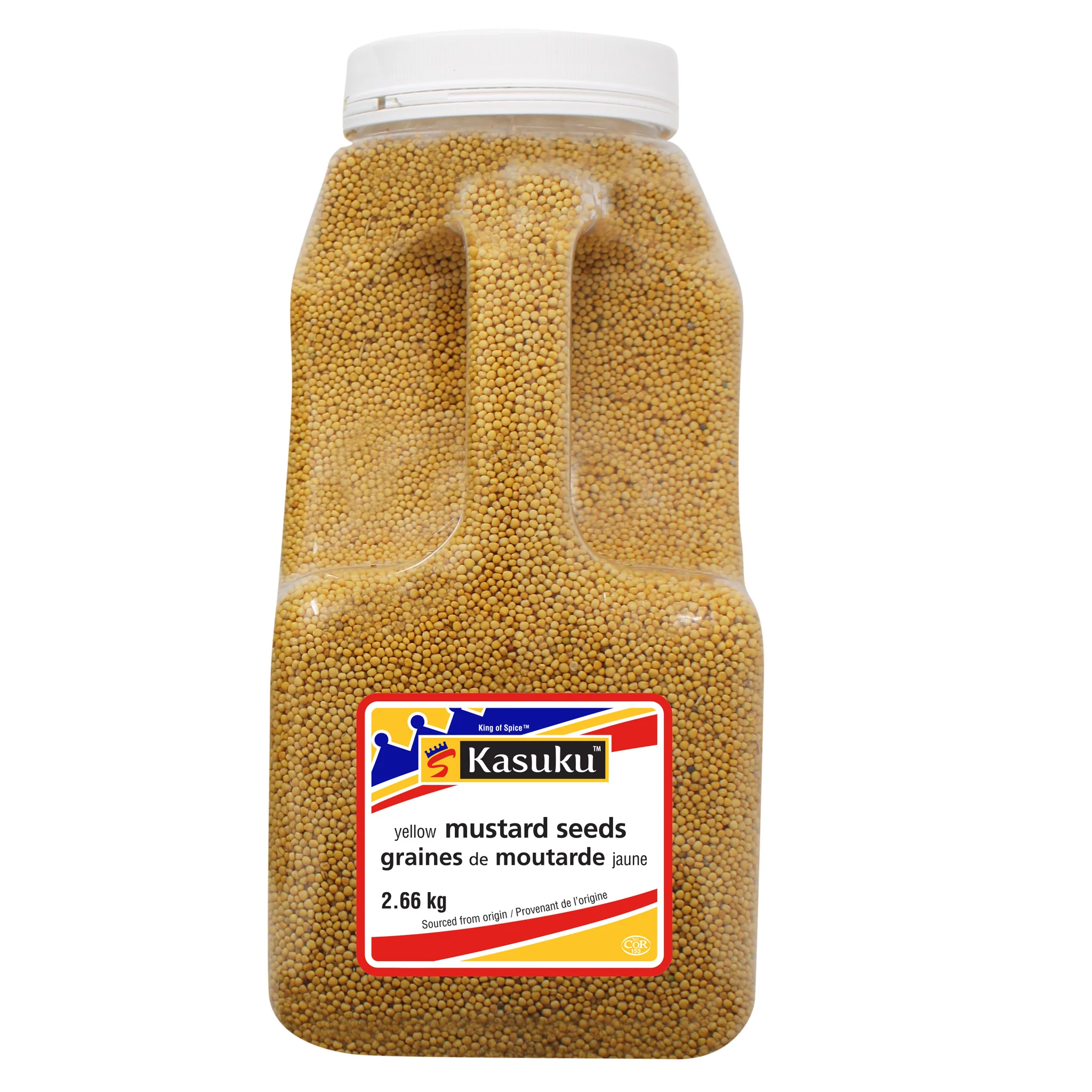 Kasuku - Yellow Mustard Seeds — Each (2.66 KG)