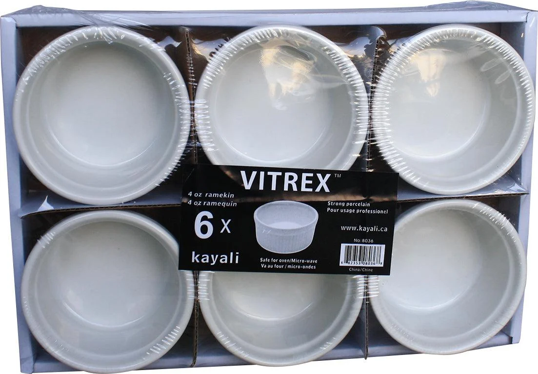 Vitrex - Ramekin/Sauce Cup - 4oz/118ml - 3.25" - 8036 — Case (6 CT)
