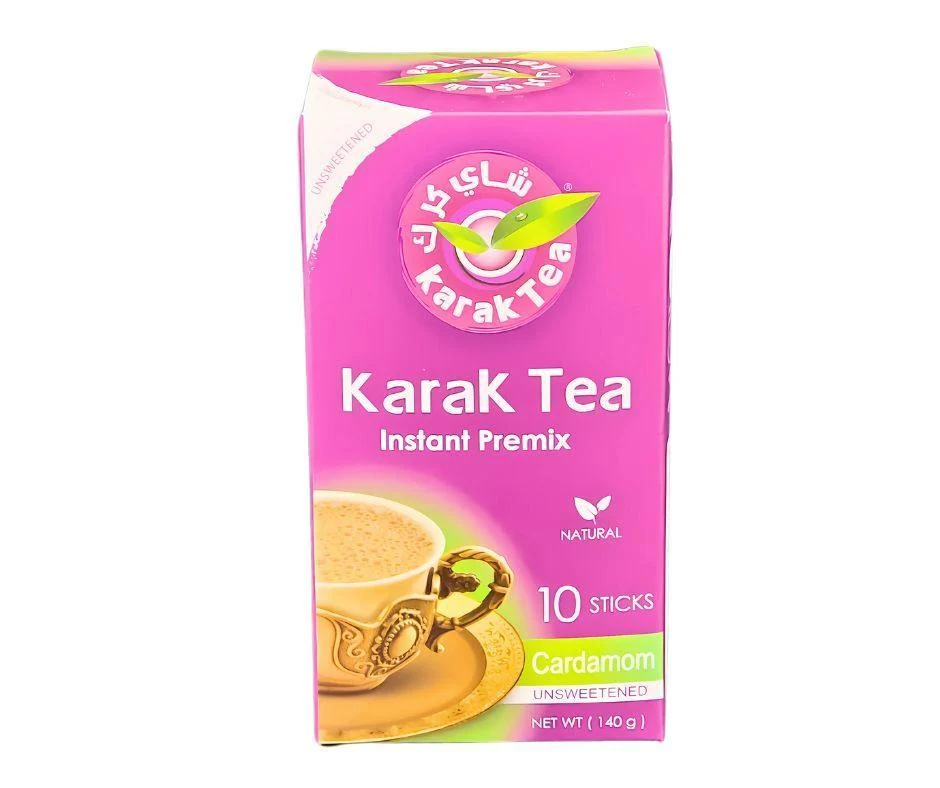 Karak Tea Unsweetened Cardamom — Case (12 x 10 x 20 G)