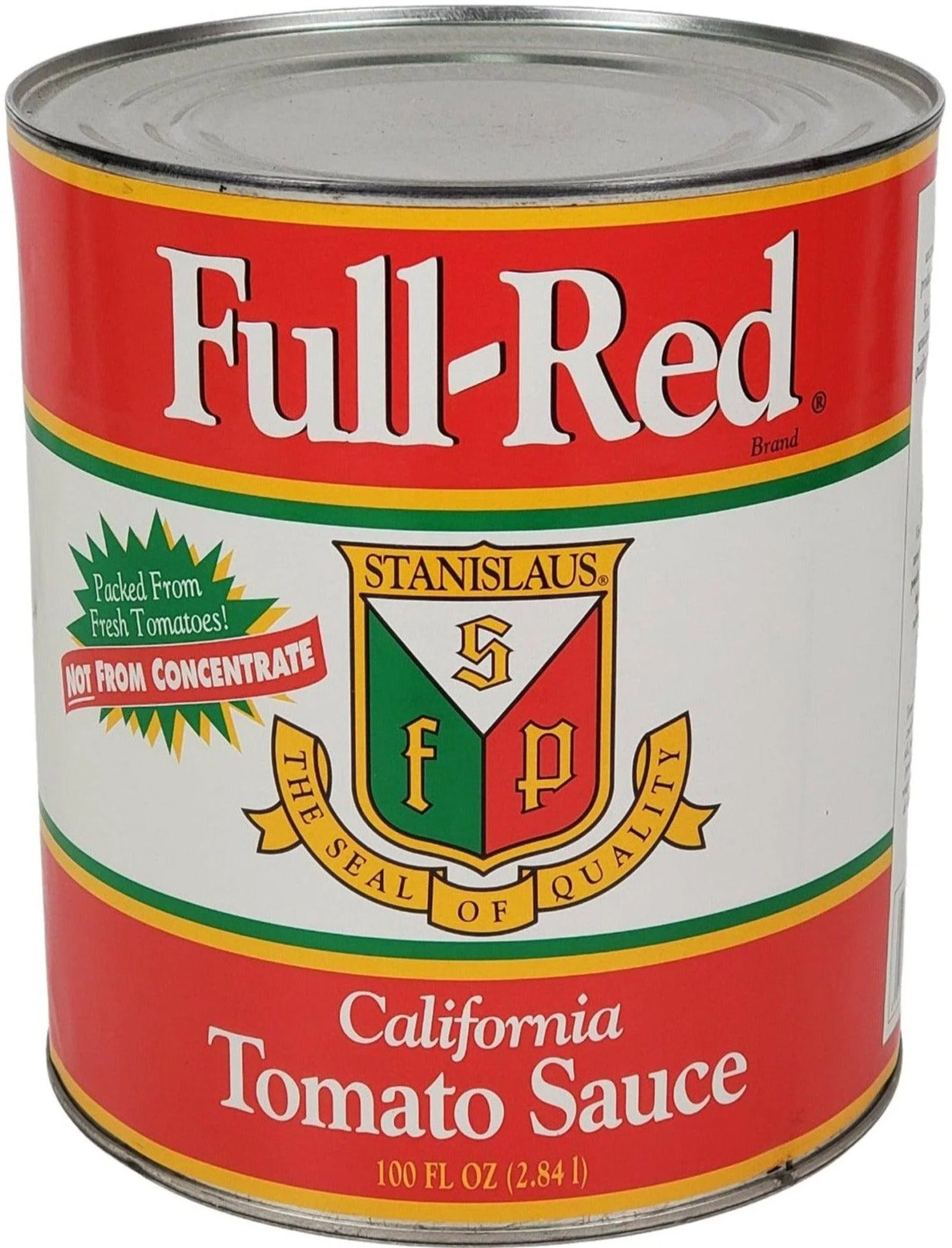 Full Red - Tomato Sauce - California — Case (6 x 100 OZ)
